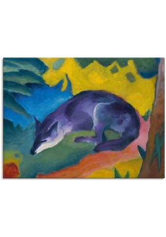 Artland Paveikslas »Blauschwarzer Fuchs. 1911....