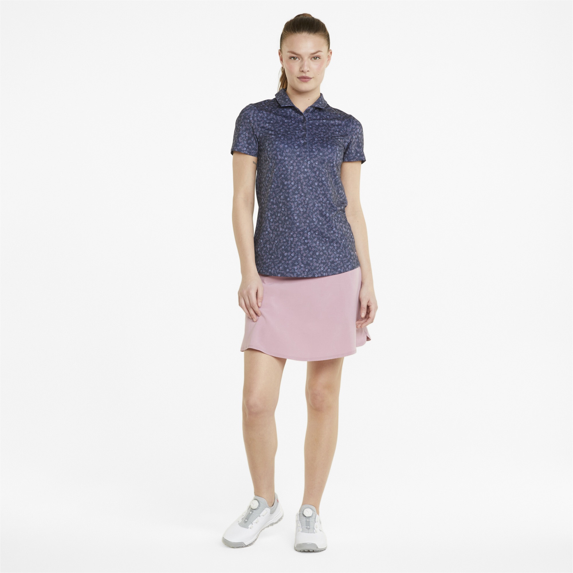 PUMA Poloshirt »Mattr Fancy Plants Golf Poloshirt Damen«