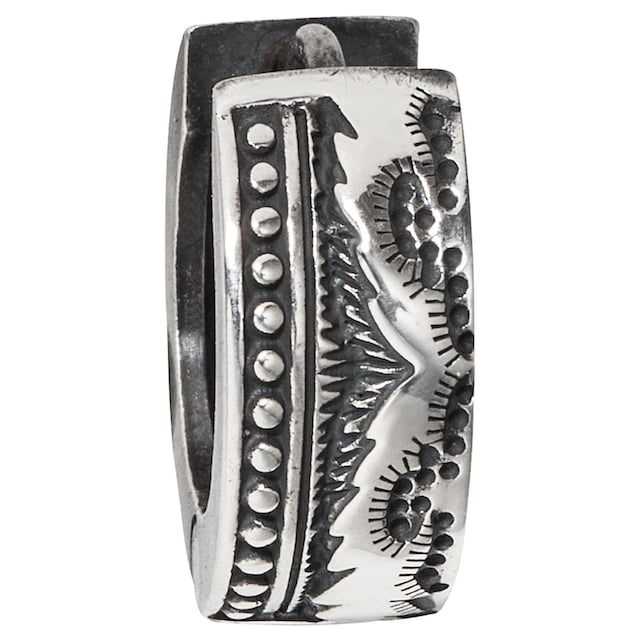 CAÏ Paar Creolen »925/-Sterling Silber rhodiniert oxidiert« ▷ für | BAUR