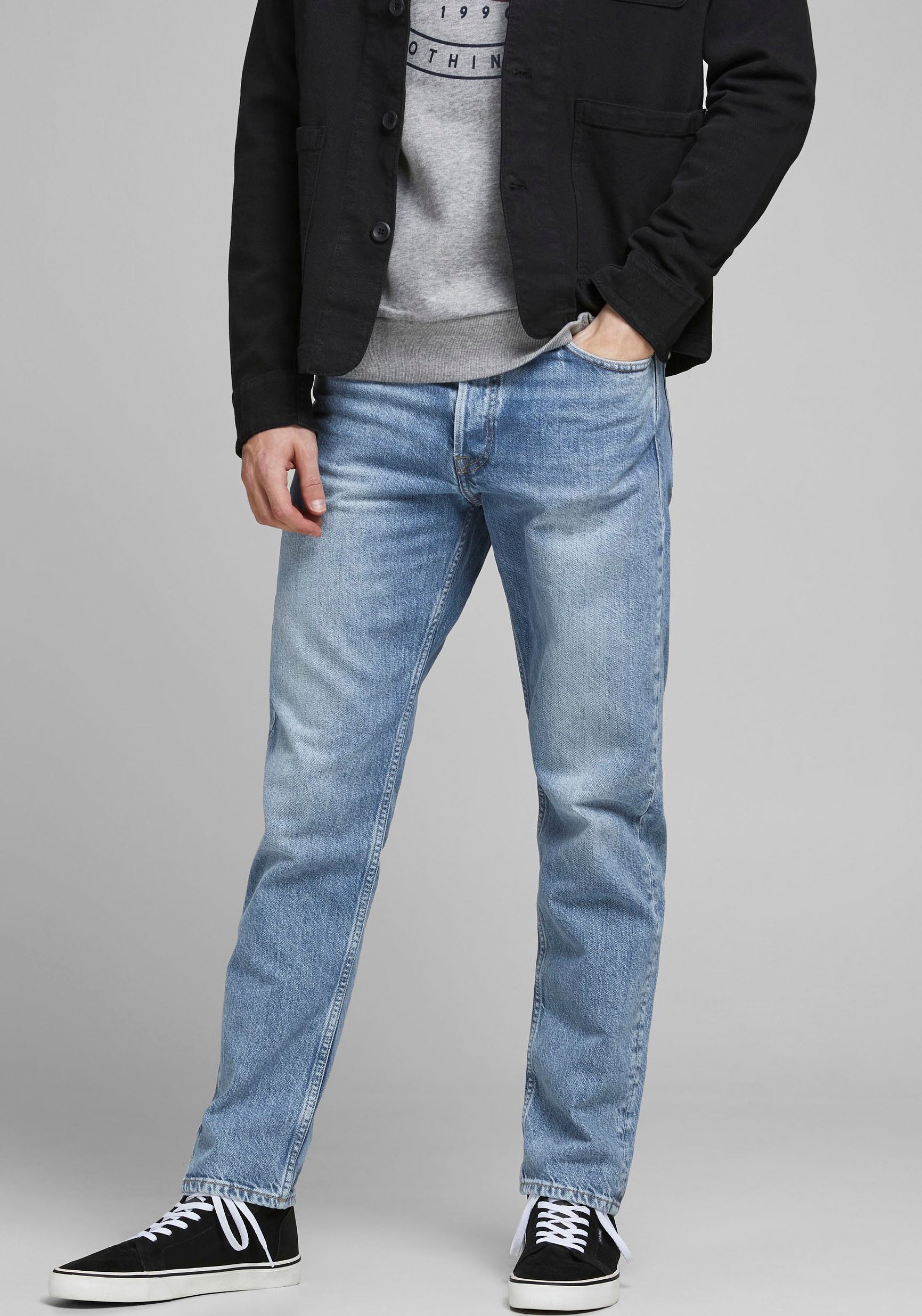 Jack & Jones Loose-fit-Jeans "JJICHRIS JJORIGINAL SBD 921 SN" Baumwolle, lo günstig online kaufen
