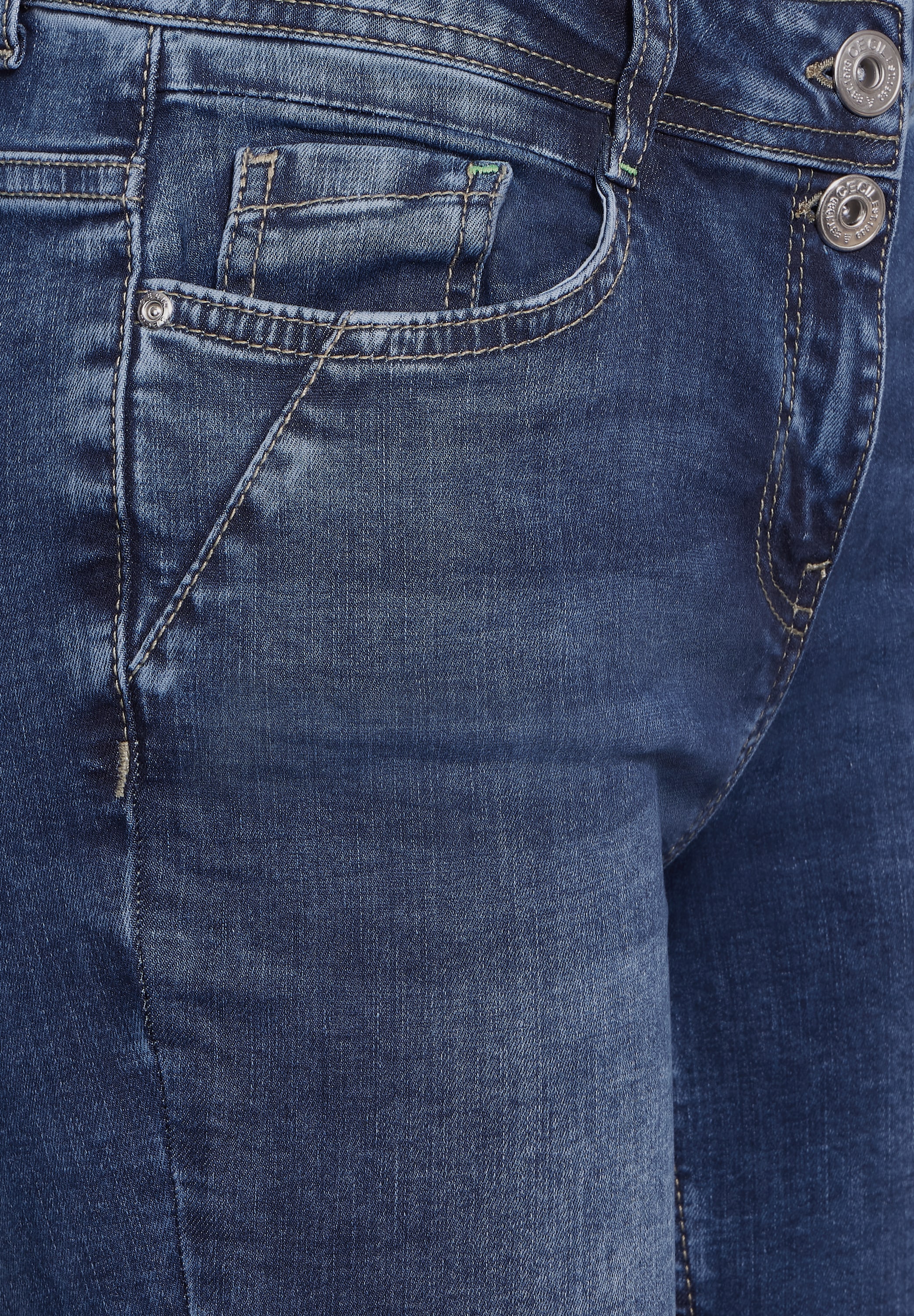 Cecil Slim-fit-Jeans, 5-Pocket-Style