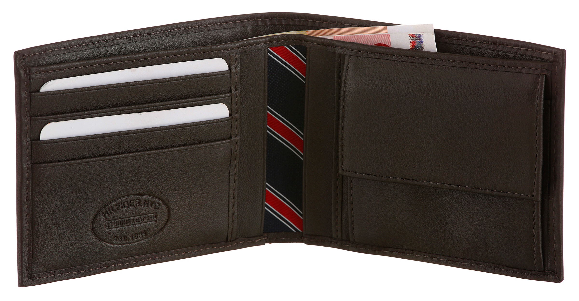 Tommy Hilfiger pour homme. AM0AM00651 Portefeuille en cuir Eton CC marron -13x2x9,5cm (OSFA), Casuel 4
