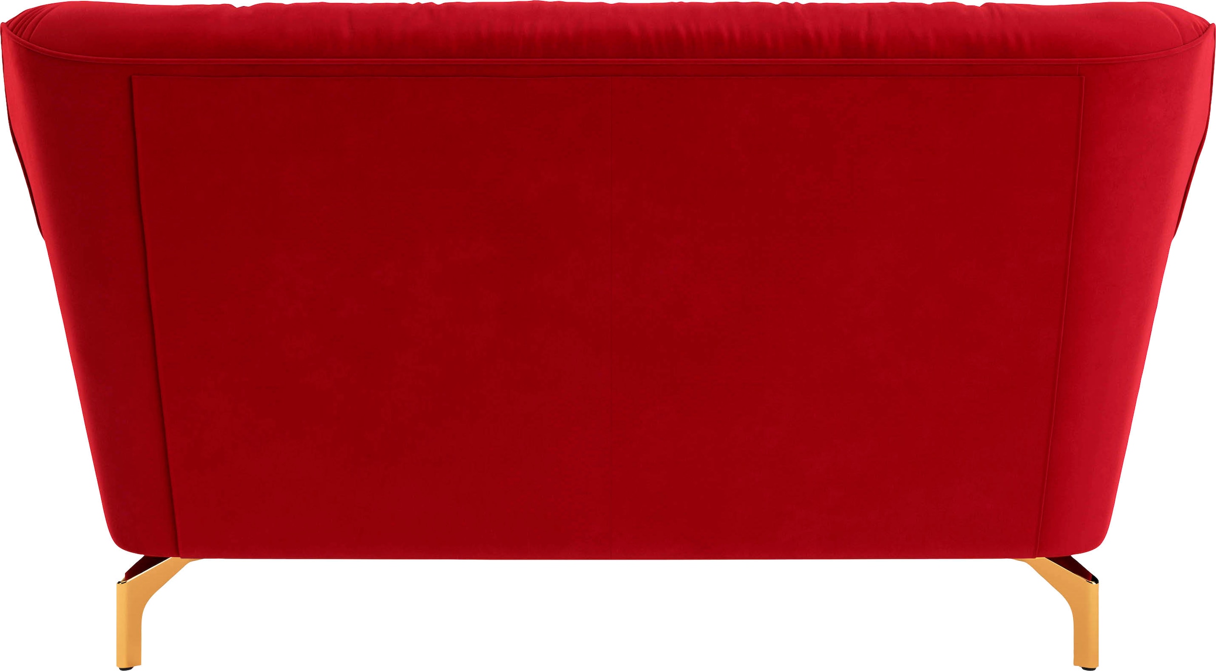 sit&more 2-Sitzer »Orient 3« inkl. 2 Zierkissen mit Strass-Stein, goldfarbene Metallfüße
