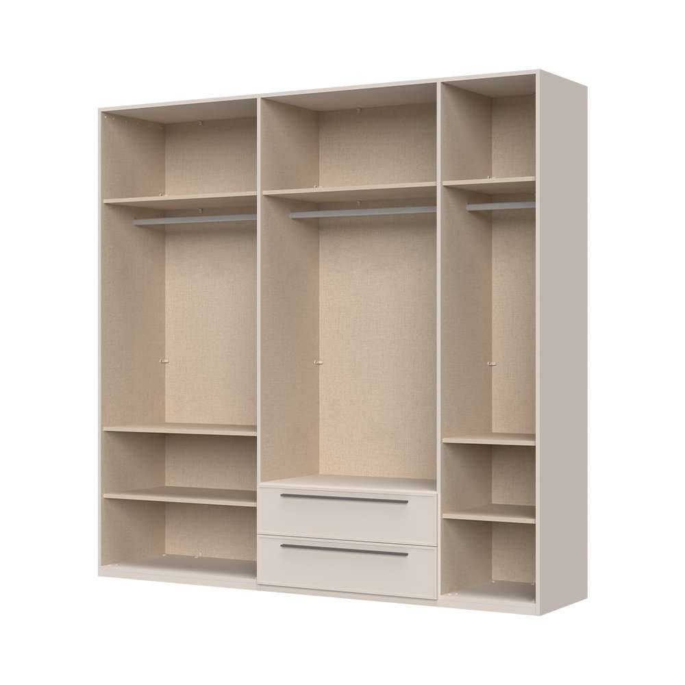 Thumbnail - PLACES OF STYLE Drehtürenschrank "Opera mit oder ohne Kranz inkl. LED-Bel.,B92,137,182 oder 227 cm" UV lackiert, Soft Cl...