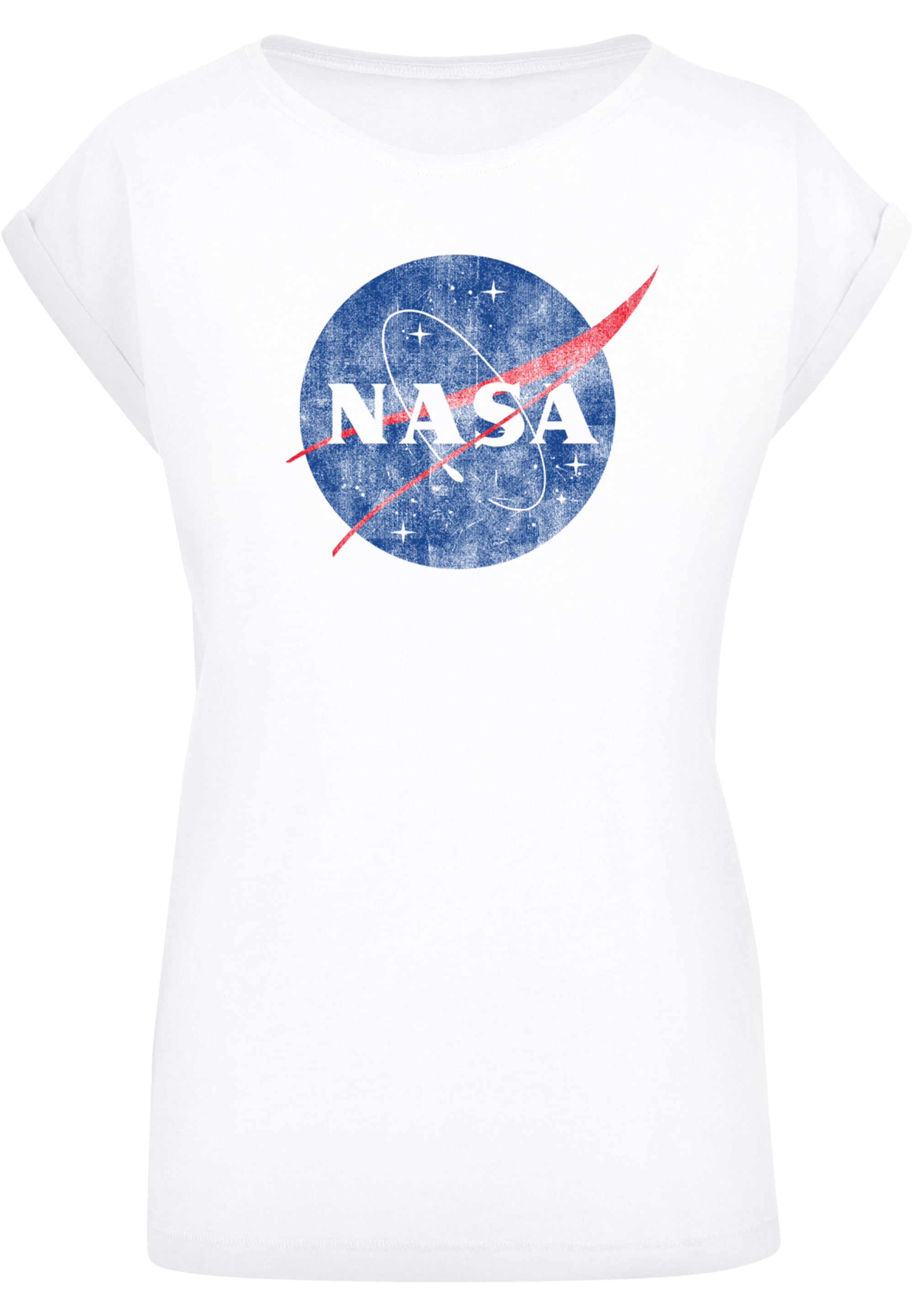 F4NT4STIC T-Shirt »NASA Classic Insignia Logo Distressed'«, Print