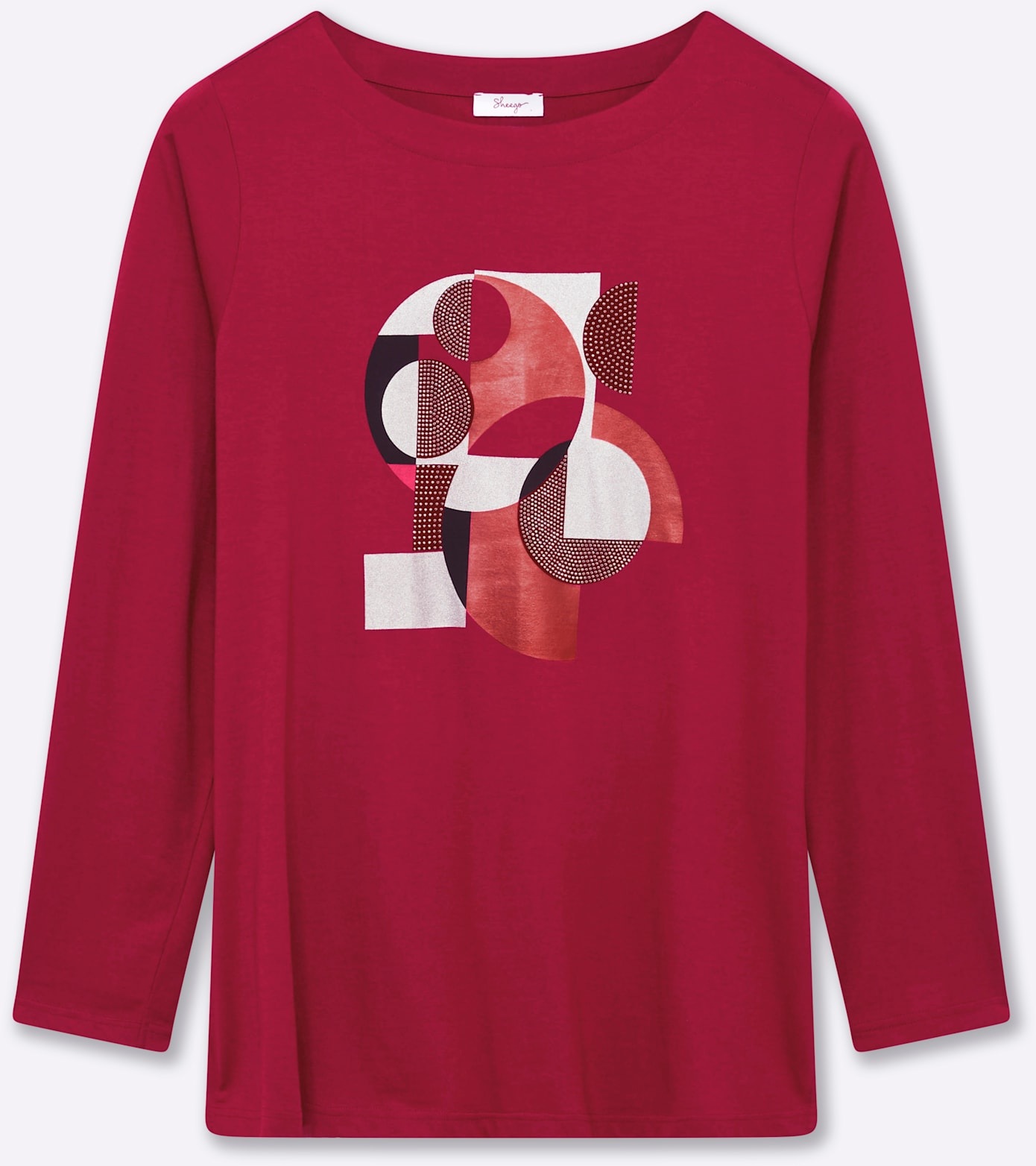 Sheego Langarmshirt "Langarm-Shirt" 1 Stk. günstig online kaufen