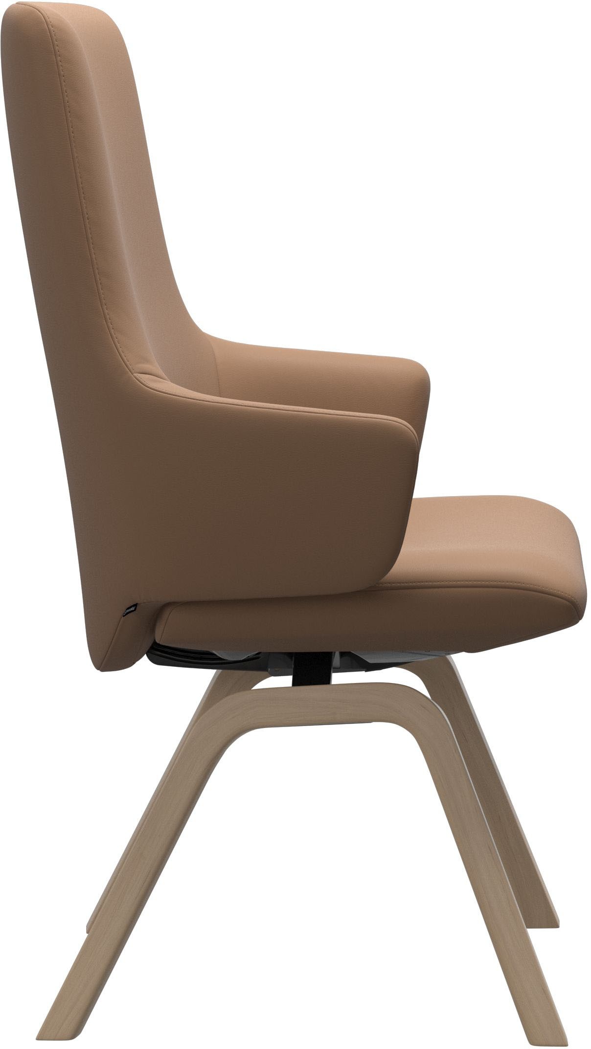Stressless® Polsterstuhl »Laurel«, Leder BATICK, High Back mit Armlehne, Größe L, schräggestellte Beine in Walnuss