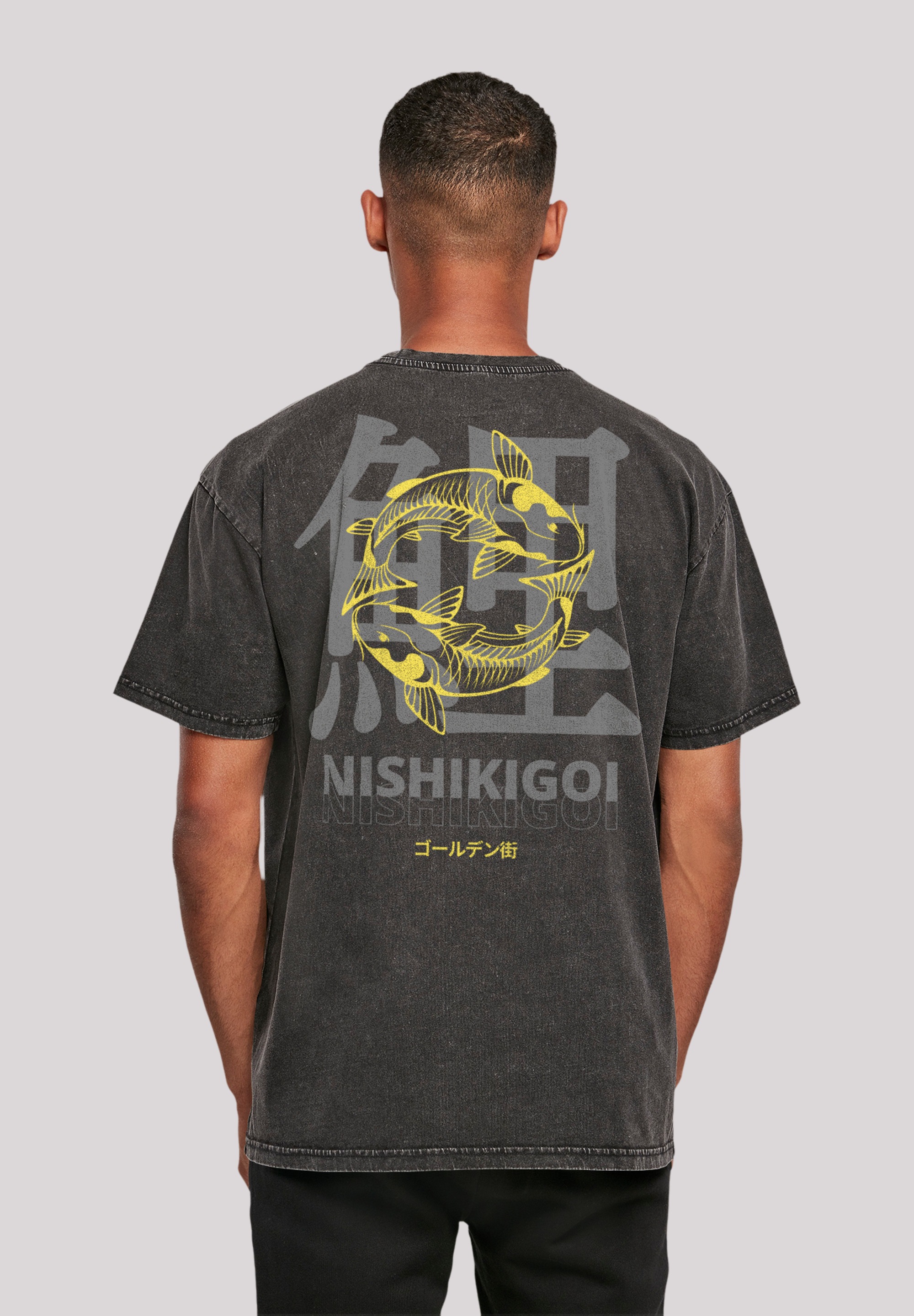 F4NT4STIC T-Shirt »Koi Golden Gai«, Print