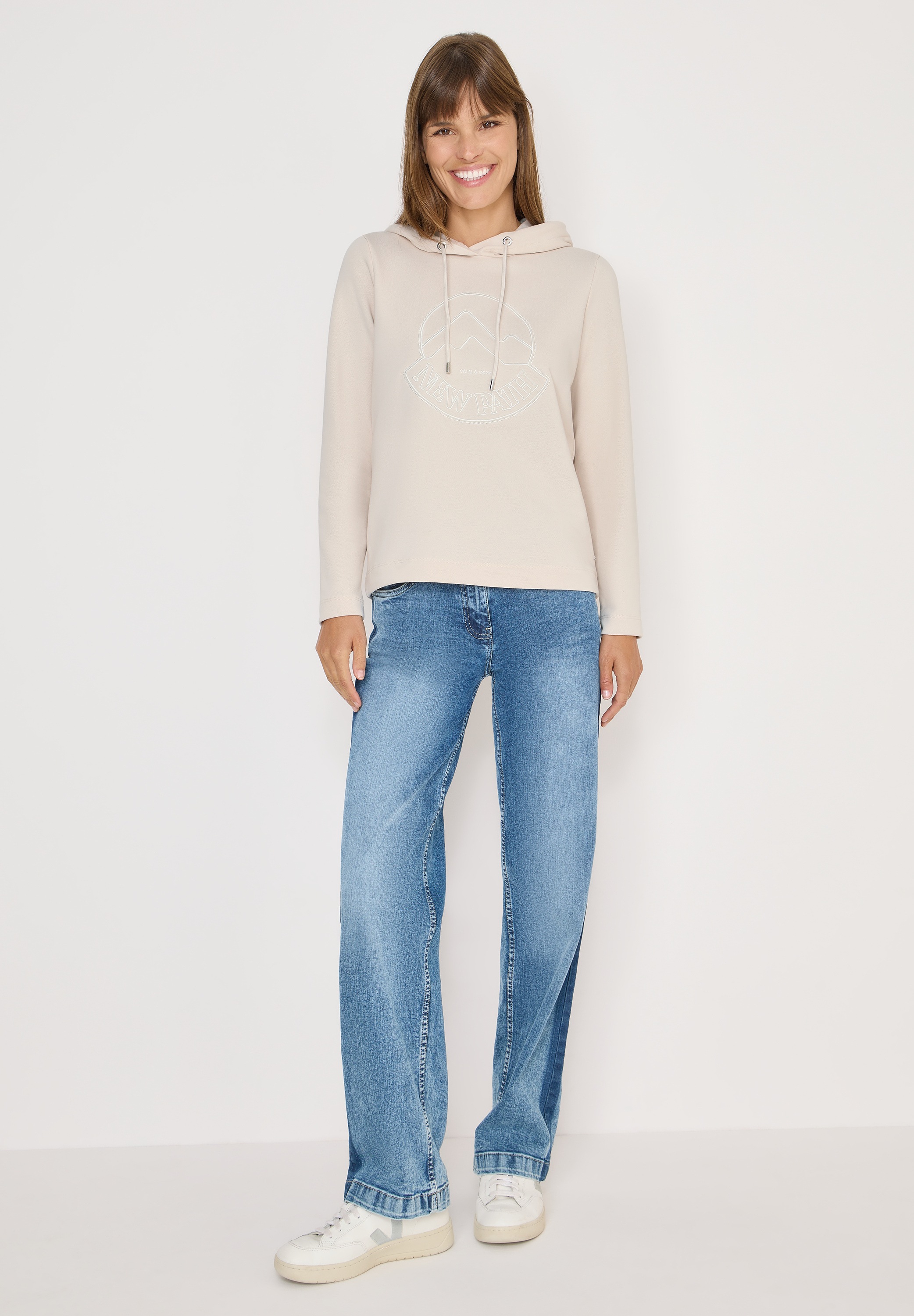 Thumbnail - Cecil Langarmshirt mit Kapuze