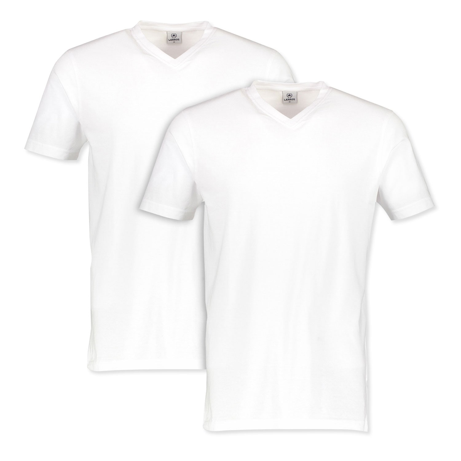 LERROS V-Shirt, 2 Stk. unifarben, 2-er Pack V-Shirt günstig online kaufen