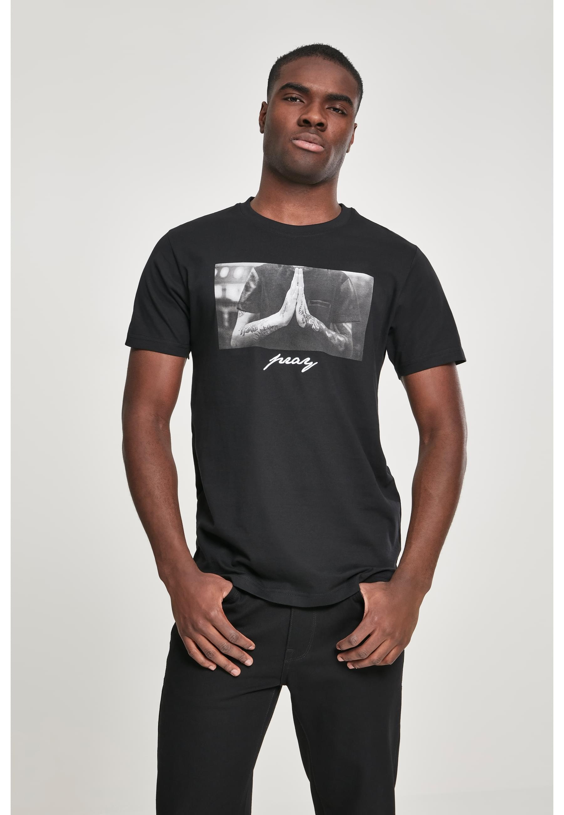 MisterTee T-Shirt »MisterTee Herren Pray Tee«, (1 tlg.)