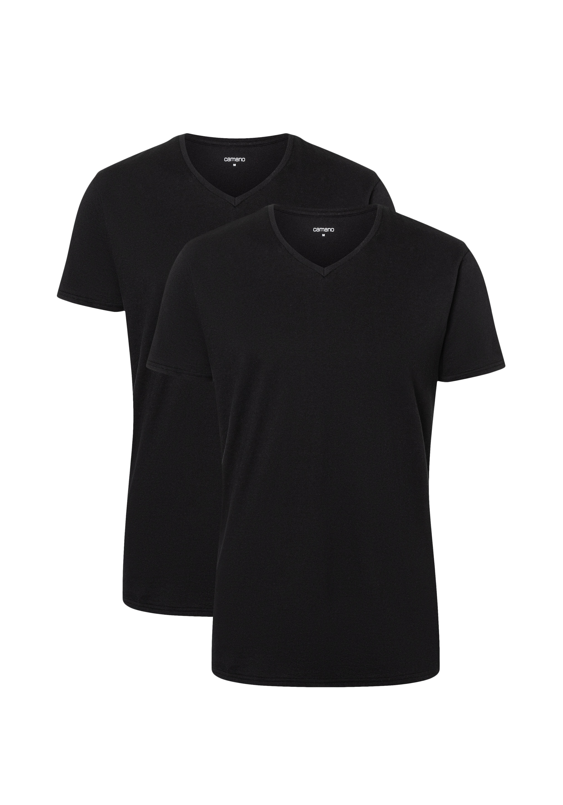 T-Shirt, (2er Pack), mit V-Ausschnitt