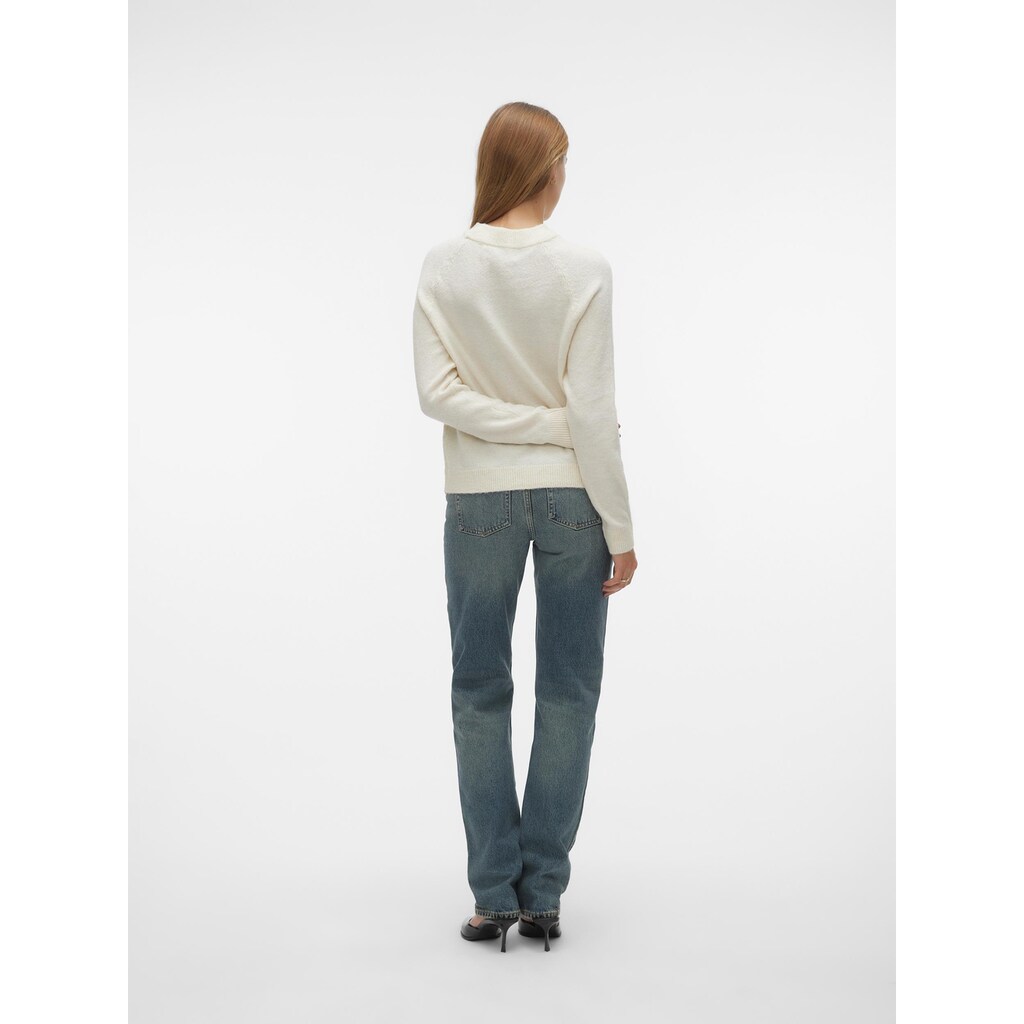 Vero Moda Rundhalspullover »VMFILUCA LS O-NECK PULLOVER GA NOOS«