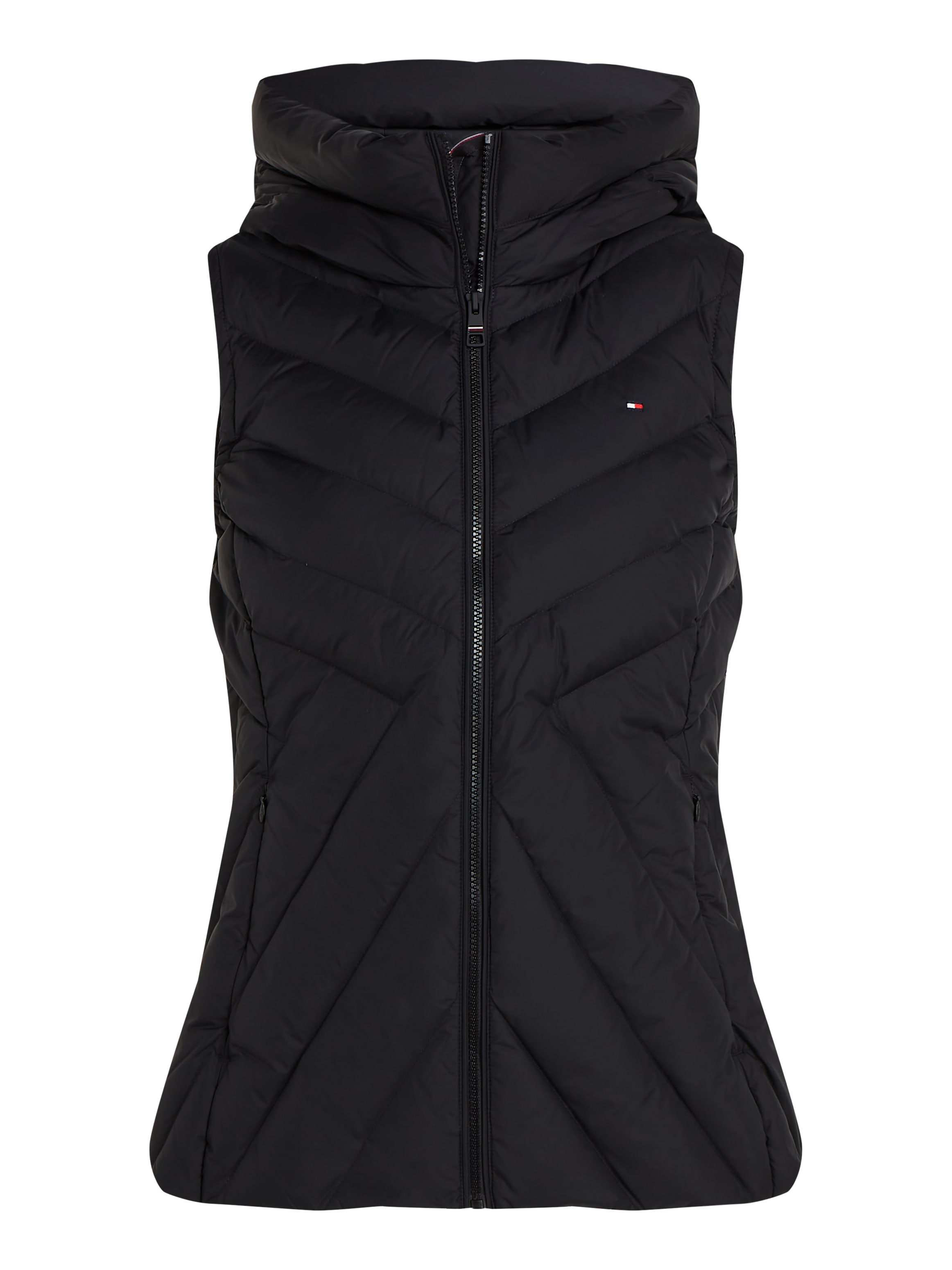 Tommy Hilfiger Steppweste »CHEVRON MW PADDED VEST«, mit mittelstarker Wattierung und Tommy Hilfiger Markenlabel