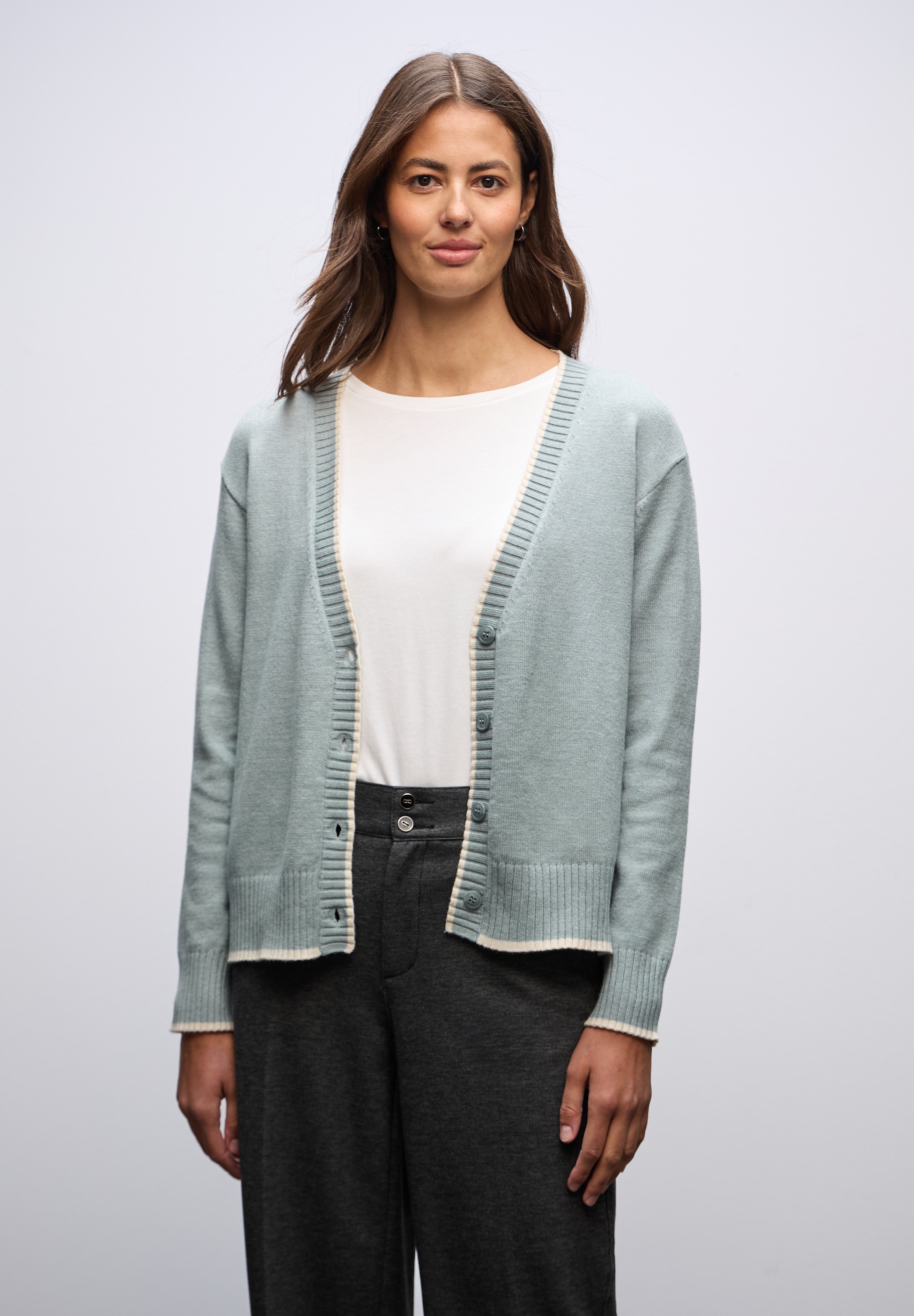 STREET ONE Cardigan mit V-Ausschnitt günstig online kaufen