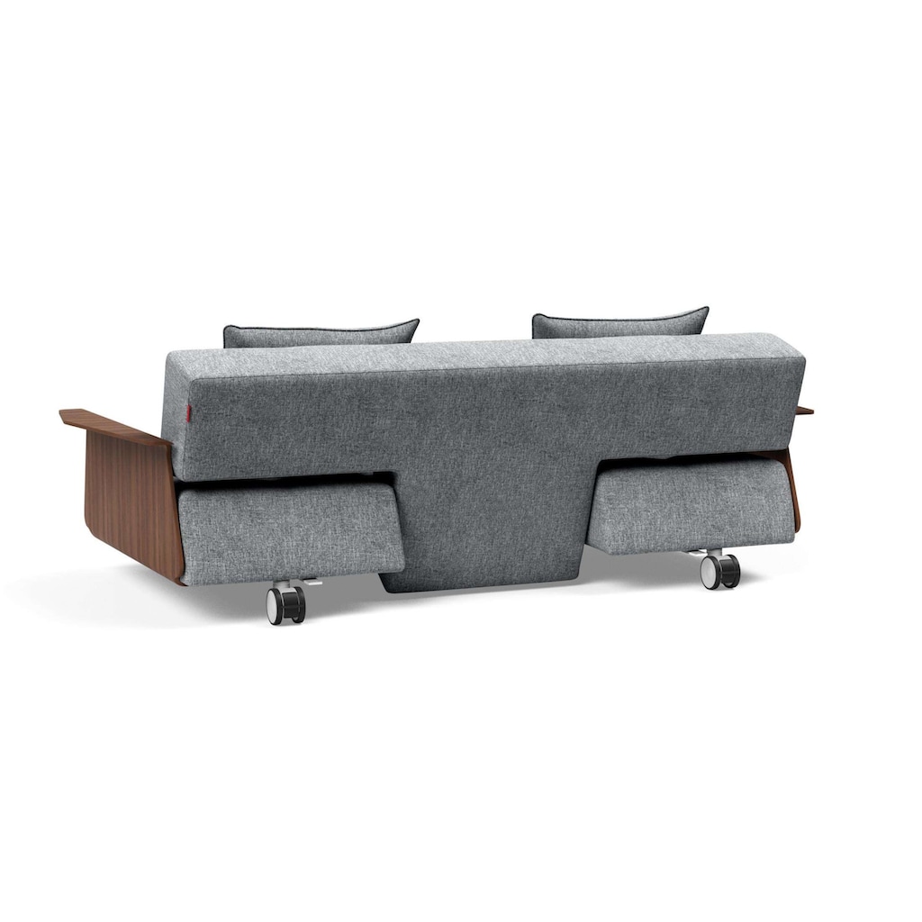 INNOVATION LIVING ™ Schlafsofa »Longhorn, Gästebett, Couch, Tagesliege, Bettsofa,«, Schlaf-, Relax-, oder Sitzposition, Armlehnen, Liegefläche 140x200 cm