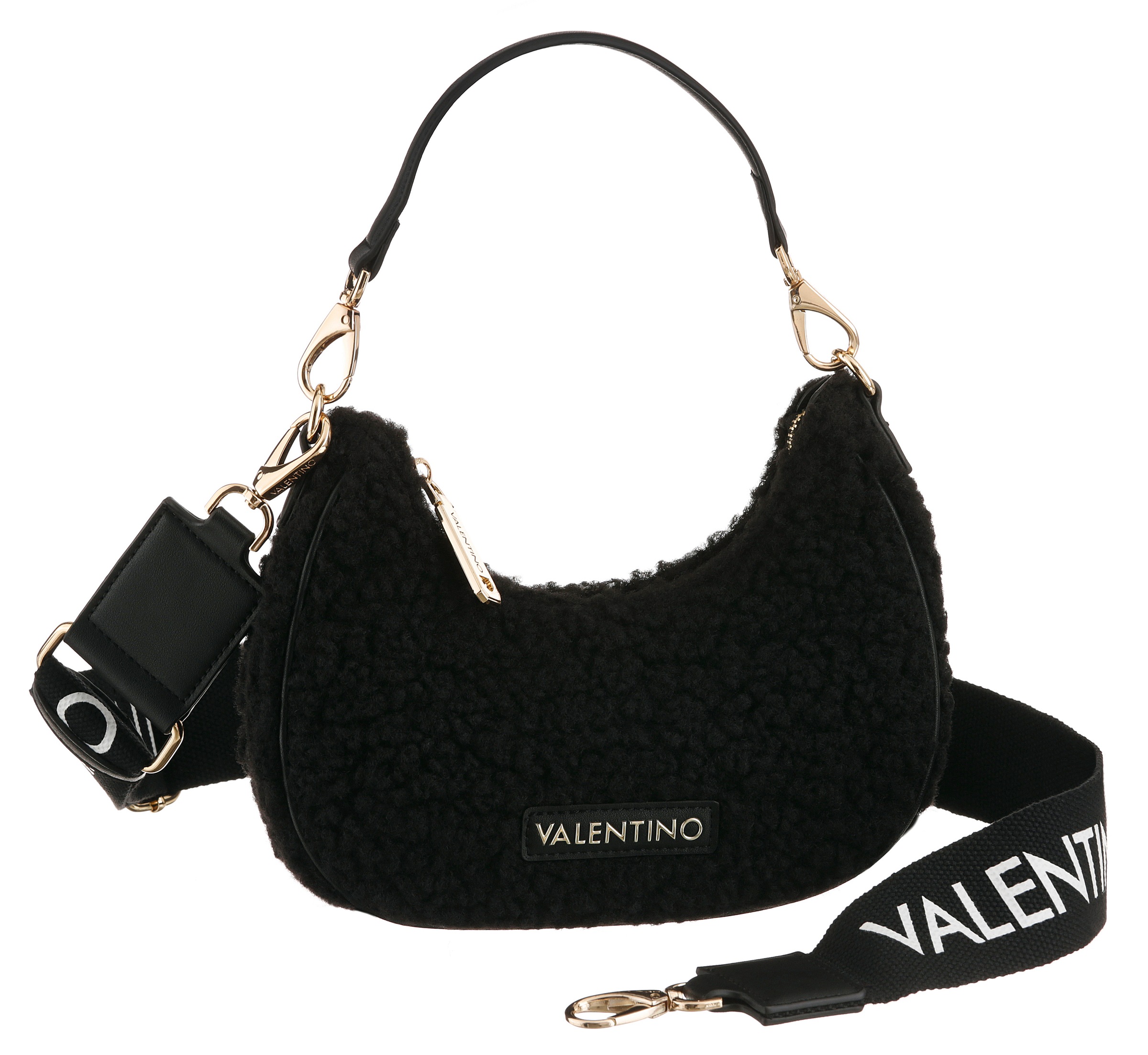 VALENTINO BAGS Hobo "SPECIAL CAMY" in modischer Teddy-Optik günstig online kaufen