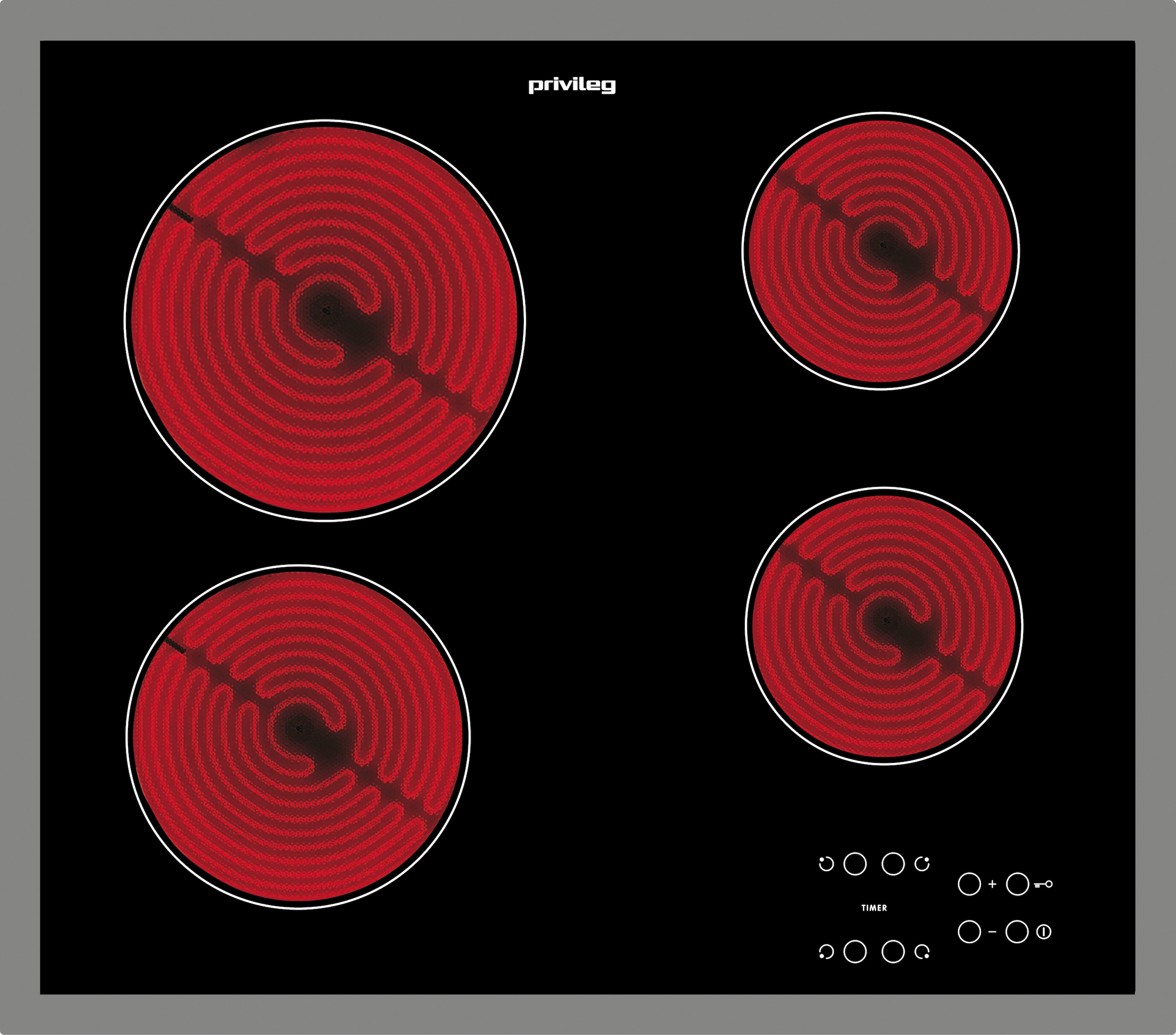 Privileg Backofen-Set »PBWK3 JH8S BLG«, mit 1-fach-Teleskopauszug, Hydrolyse