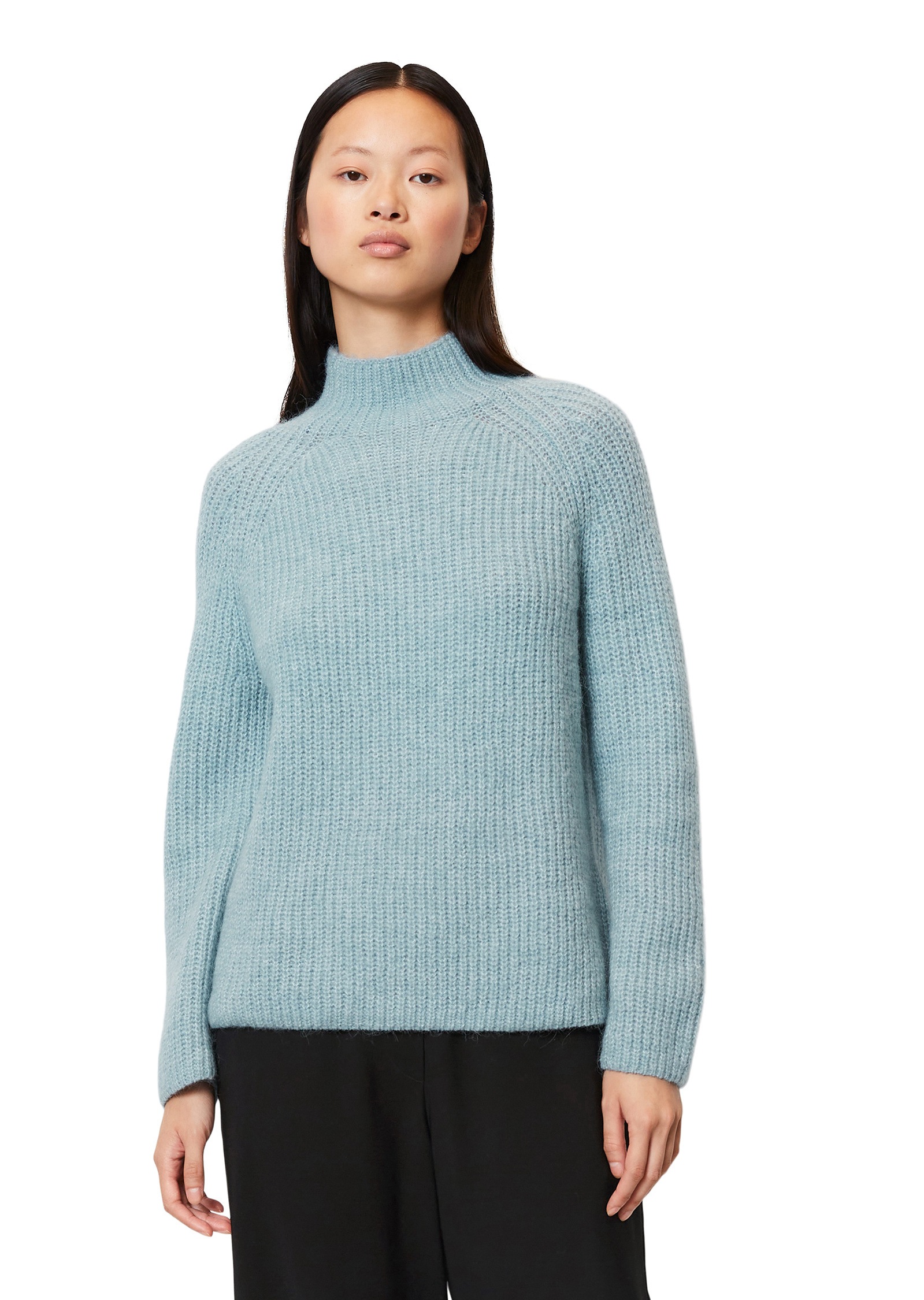 Marc O'Polo Strickpullover »aus flauschigem Schurwolle-Alpakawolle-Mix«