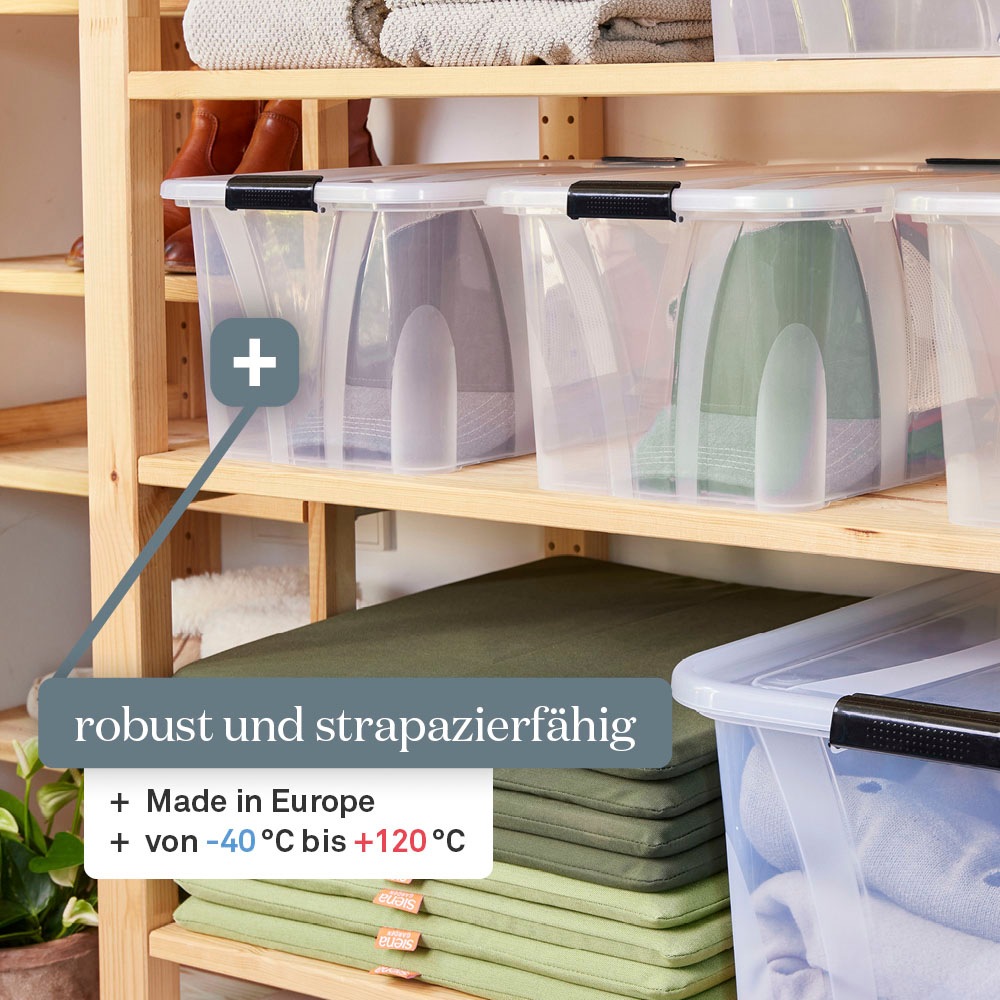 Siena Home Aufbewahrungsbox "Anzio" Kunststoff, 100% recyclebar günstig online kaufen