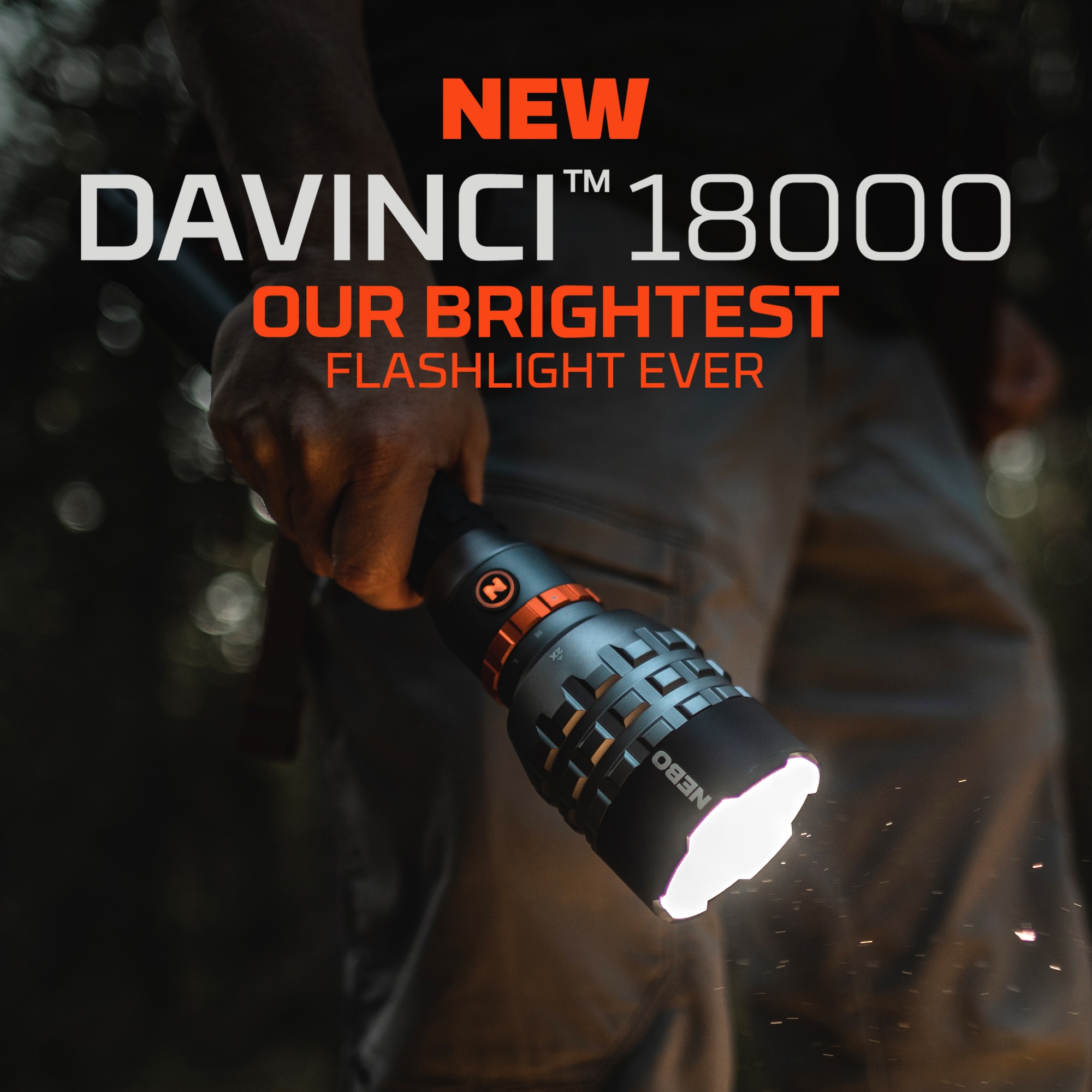 NEBO LED Taschenlampe »Nebo DAVINCI™ 18000« Set, Taschenlampe inkl. Ladekabel, 2 Stk. tlg.