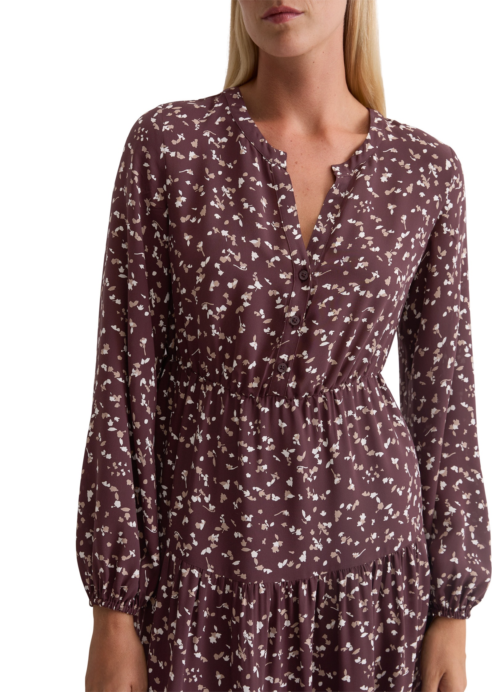 Marc O'Polo Druckkleid »aus Cupro-Viskose-Mix«