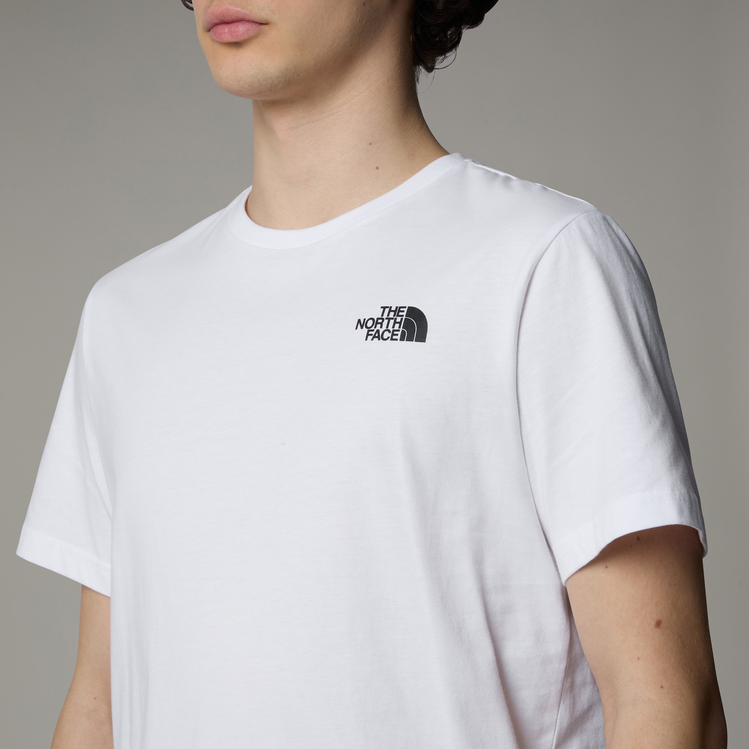 The North Face T-Shirt "NSE Box Celebration T-Shirt für Herren" mit Rundhalsausschnitt, mit Logo auf der Vorderseite