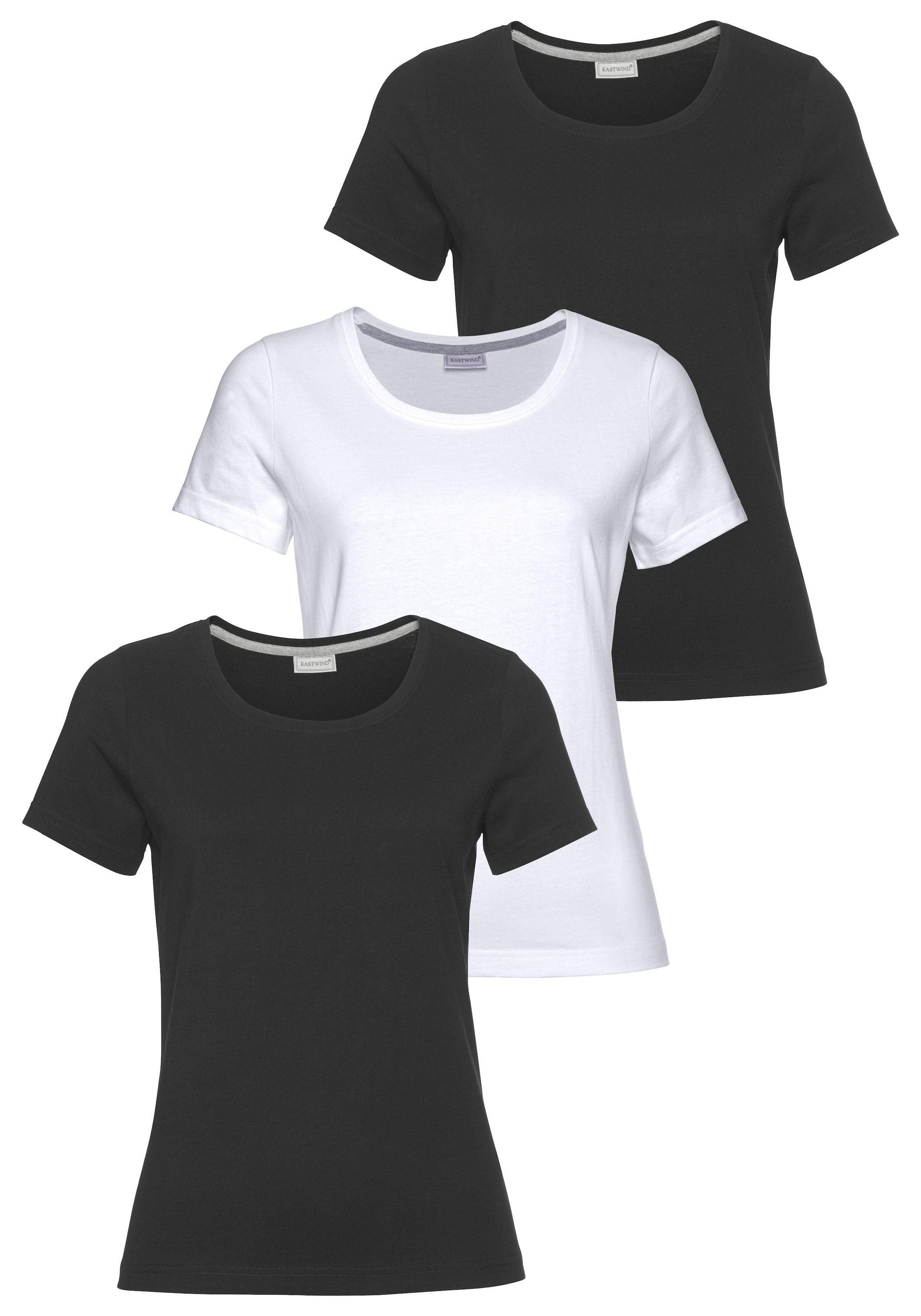 T-Shirt, (Spar-Set, 3er-Pack)