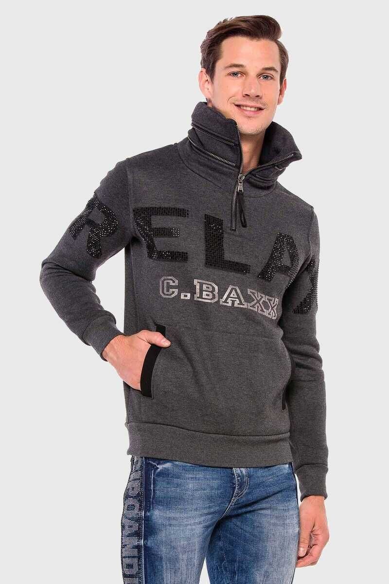 Cipo & Baxx CL385 Sweatshirt Anthracite L 3