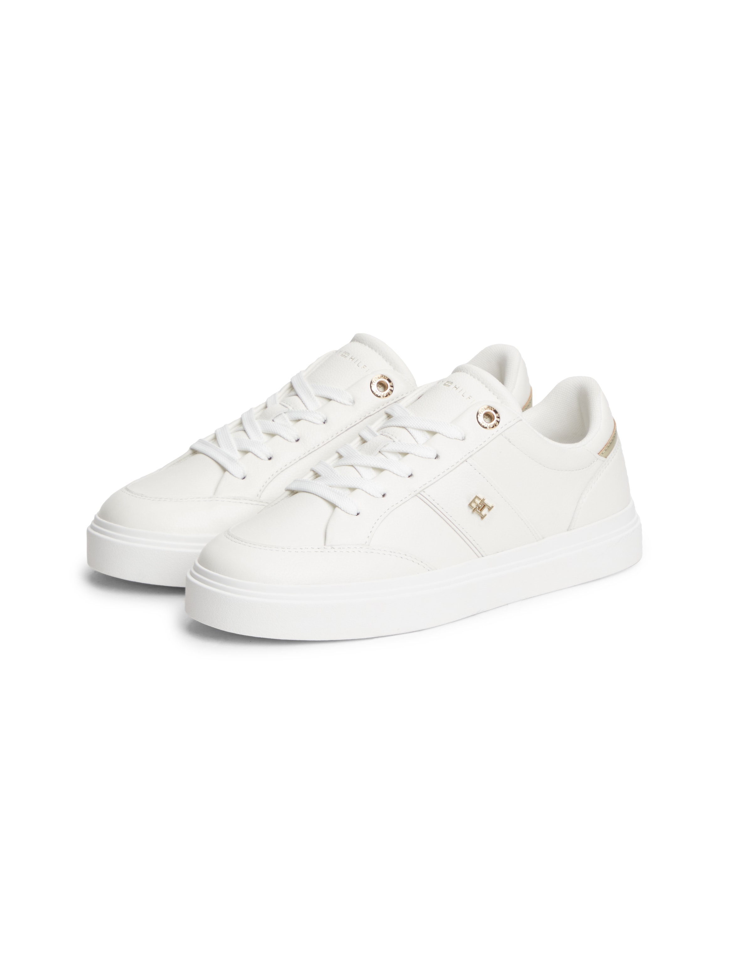 Tommy Hilfiger Plateausneaker "TH FEMININE CUPSOLE" Freizeitschuh, Halbschuh, Schnürschuh mit seitlicher Applikation