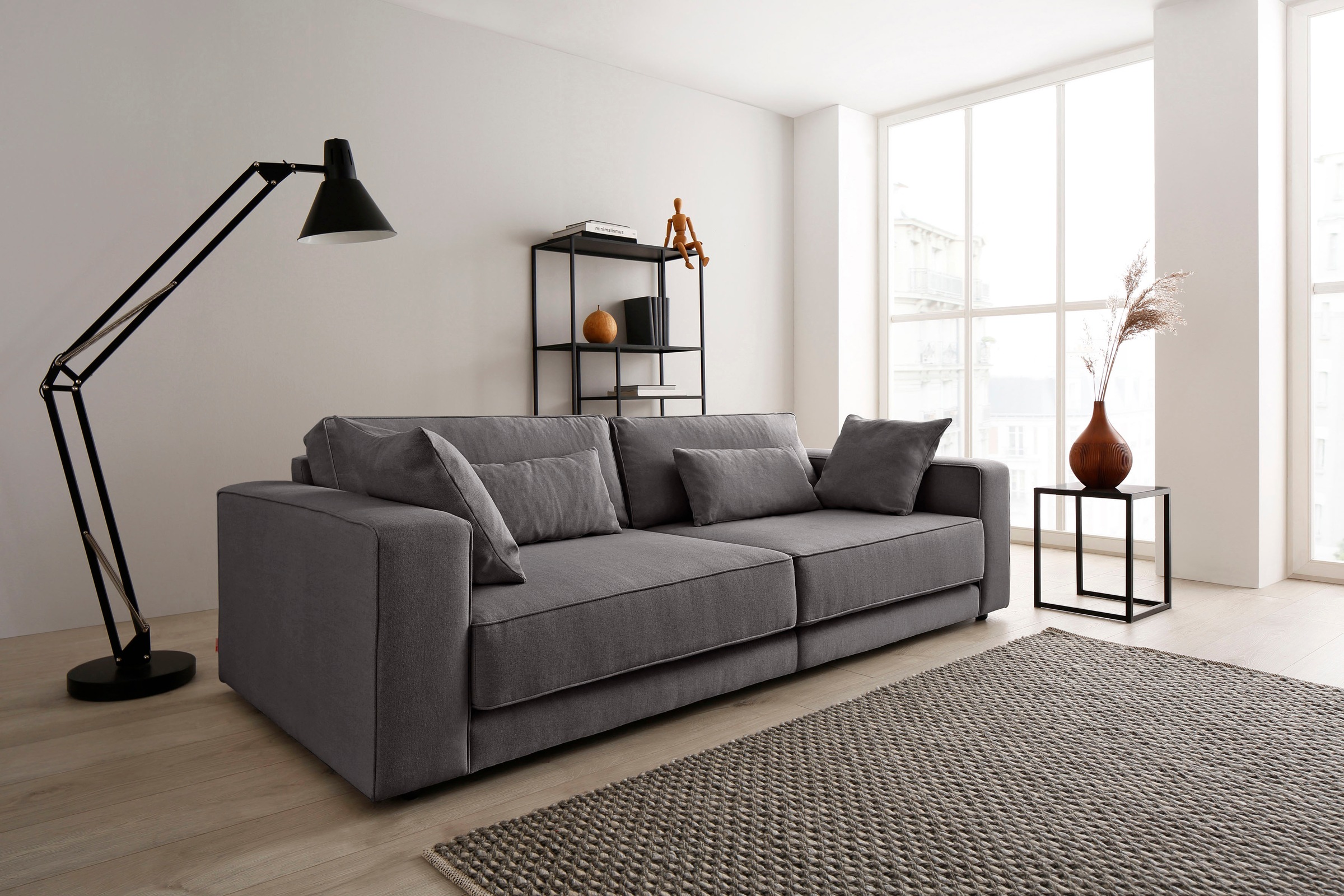 OTTO products 3-Sitzer »Grenette«, Modulsofa, im Baumwoll-/Leinenmix oder aus recycelten Stoffen