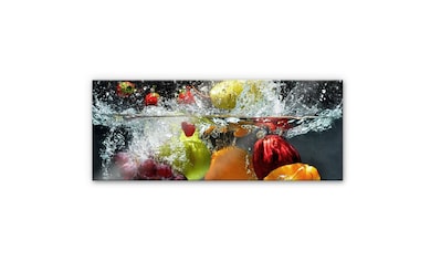 Küchenrückwand »Erfrischendes Obst Panorama«, (Set, 1 tlg.)