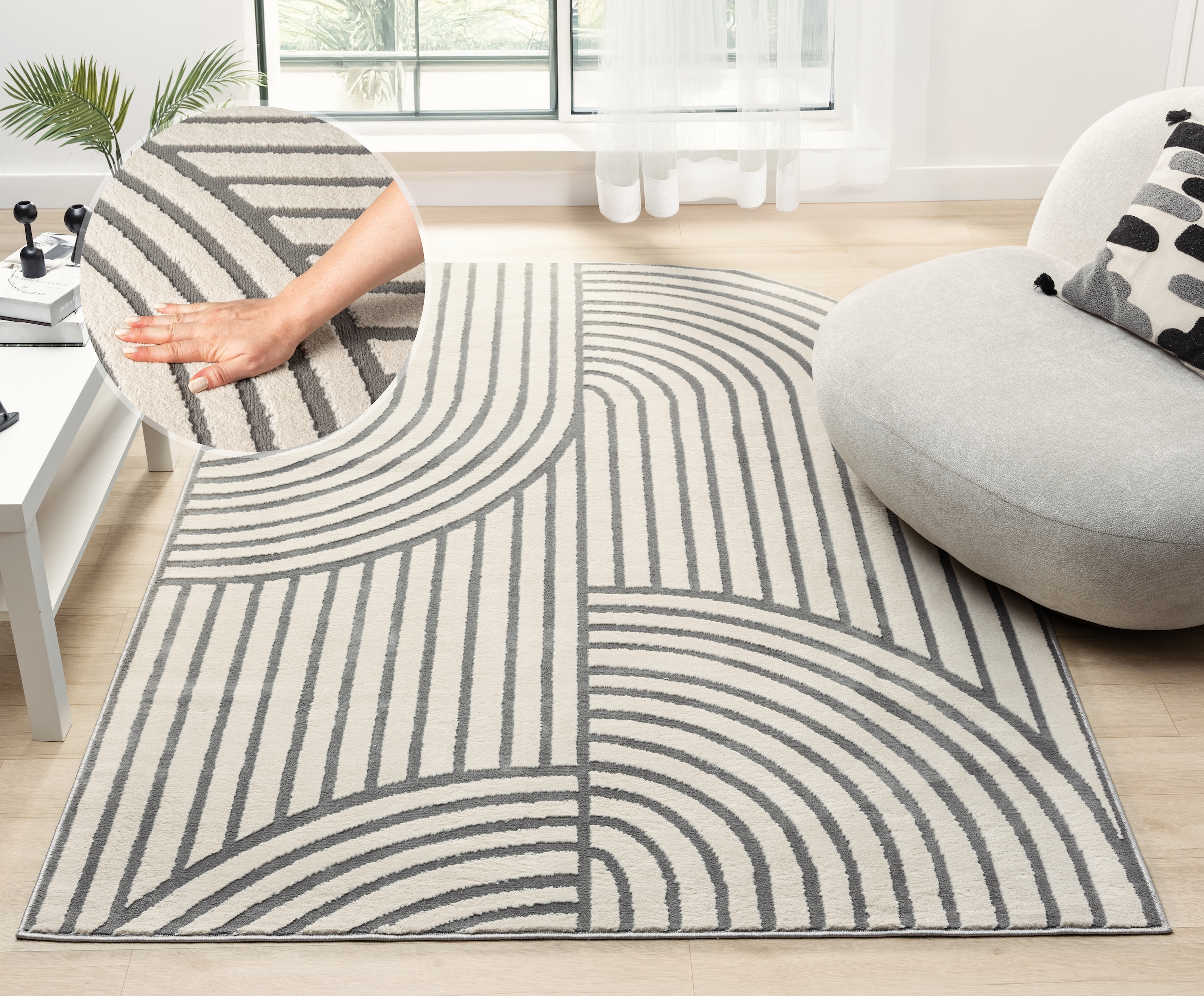 s.Oliver Teppich "Cilla, besondere Form, modernes Design" rechteckig 11 mm günstig online kaufen