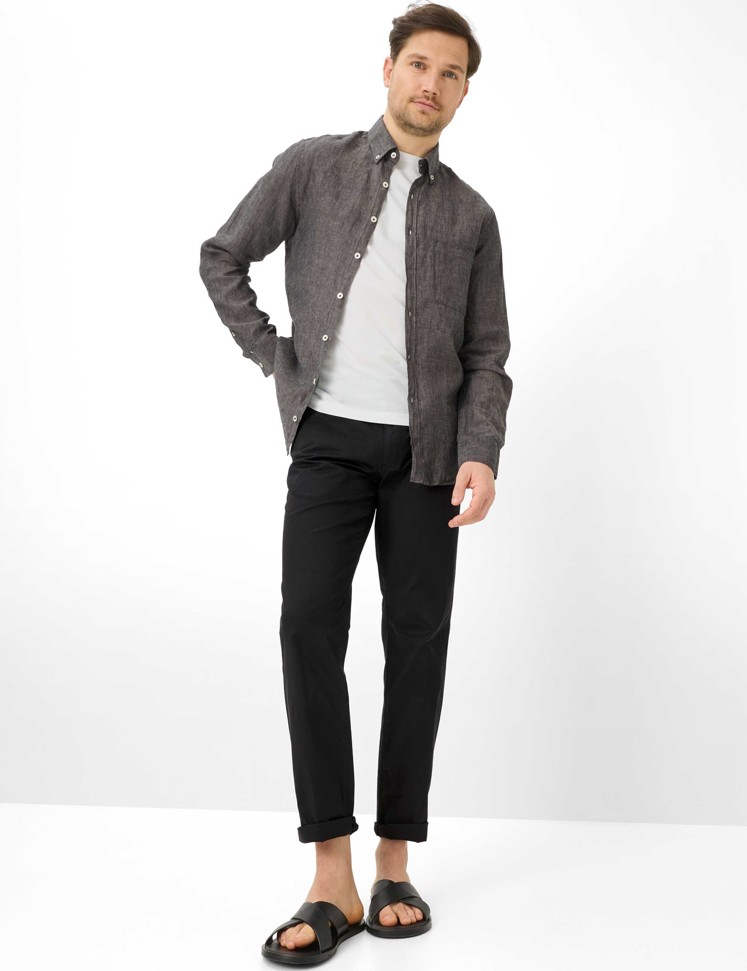 Brax Cadiz Men's Trousers Black 31/L32 2