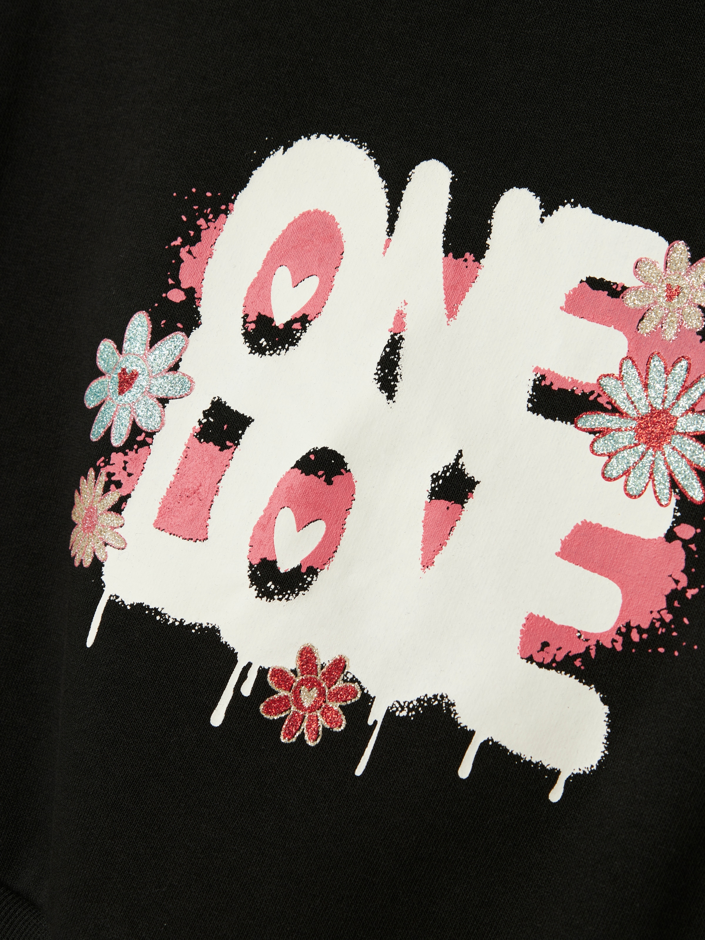 Name It Sweatshirt »NKFKORY LS CROP BOXY SWE WH BRU PS NOOS«