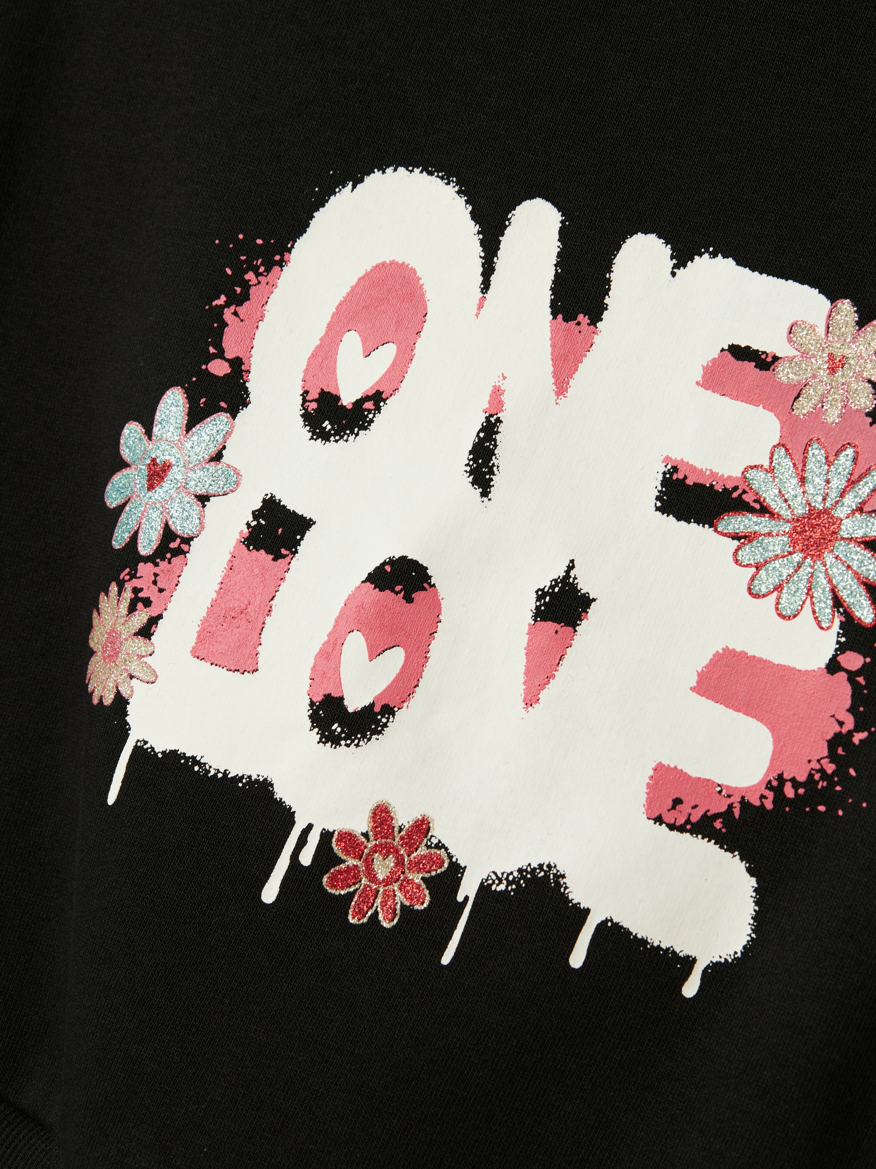 Thumbnail - Name It Kapuzensweatshirt "NKFKORY LS CROP BOXY SWE WH BRU PS NOOS"