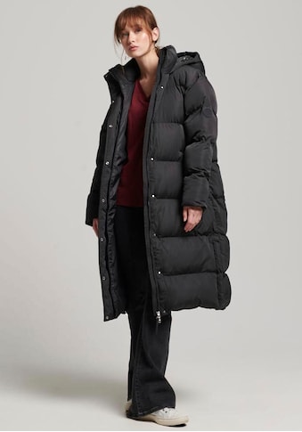 Superdry Steppmantel »LONGLINE HOODED PUFFER CO...