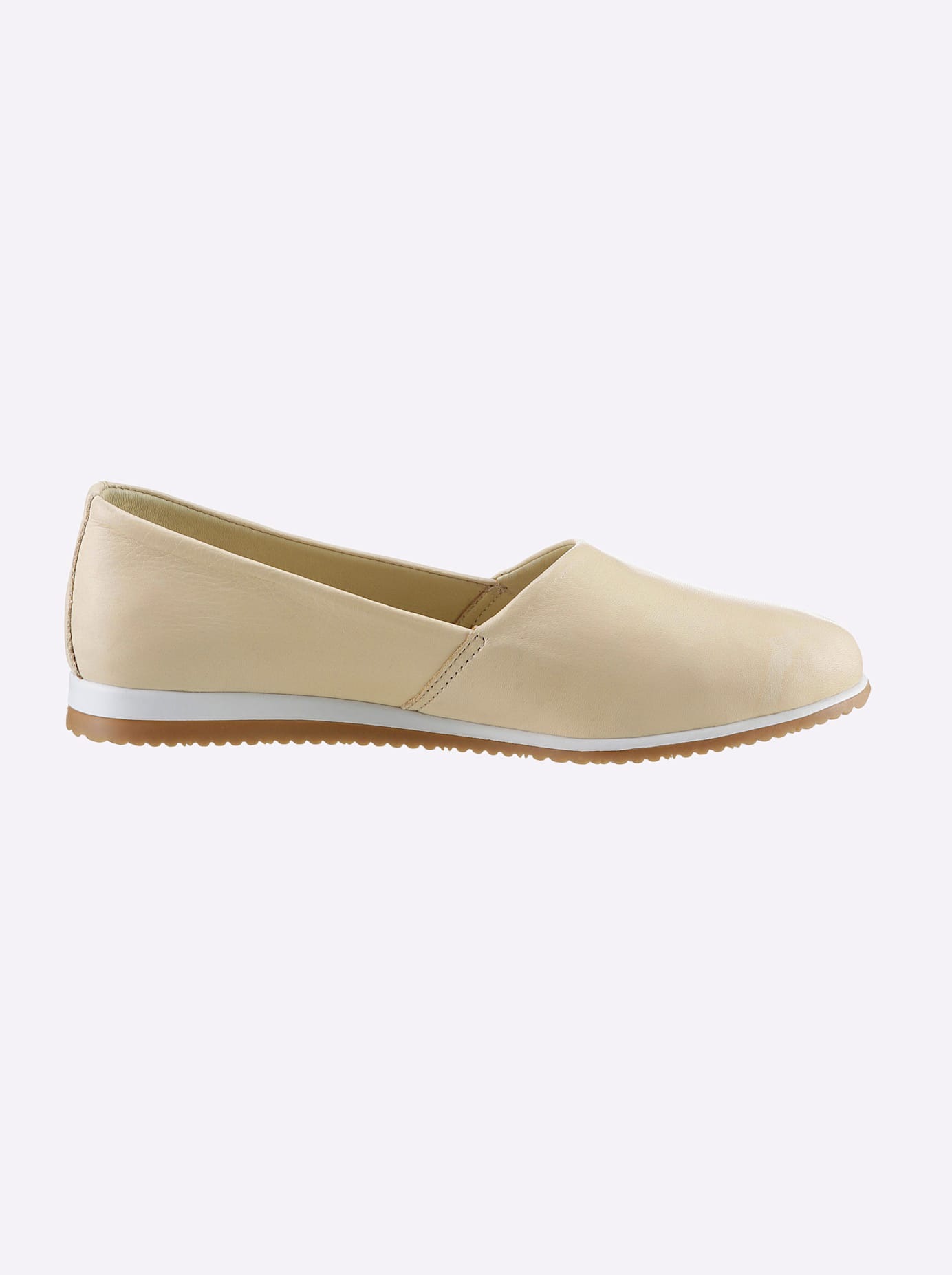 HEINE Slipper Women's Beige Leather Size 40 2