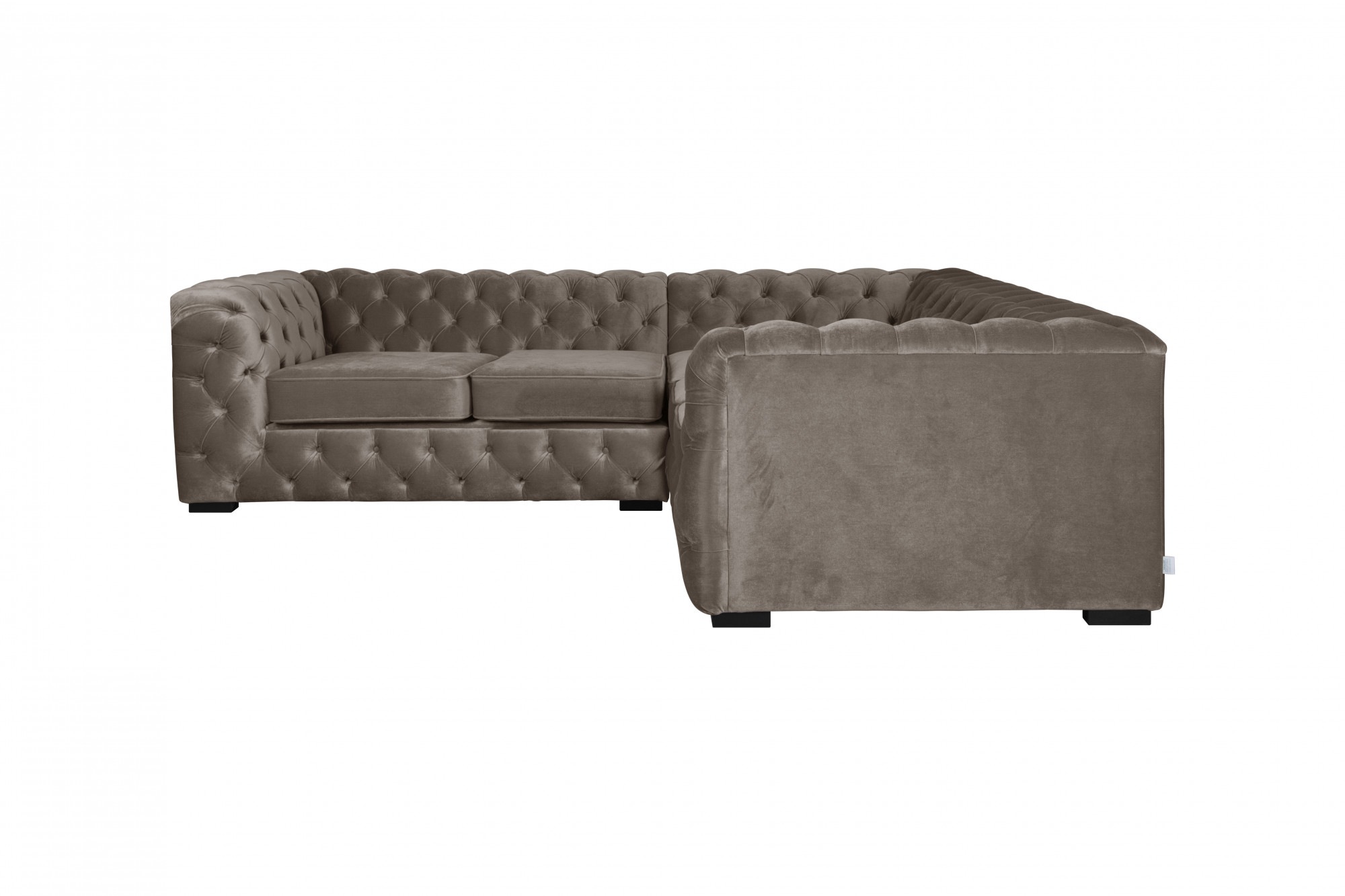 Guido Maria Kretschmer Home&Living Chesterfield-Sofa »KALINA L-Form«, hochwertige Chesterfield-Ausführung, sehr hochwertige Verarbeitung
