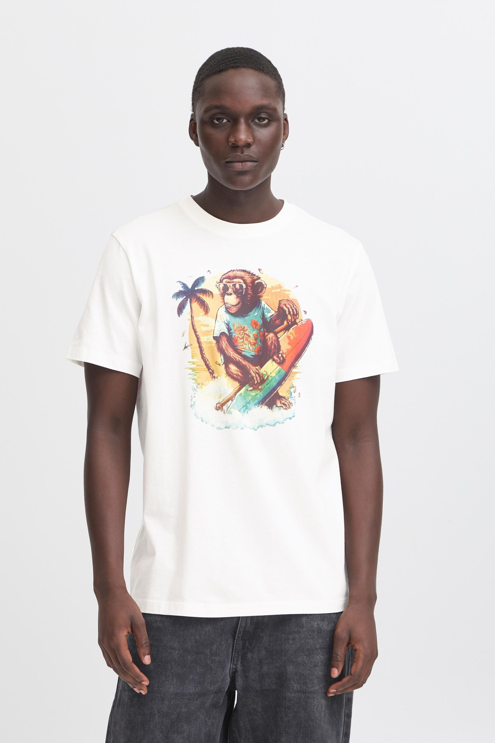 Blend Rundhalsshirt "BHJessy" Lässiges T-Shirt mit Print günstig online kaufen