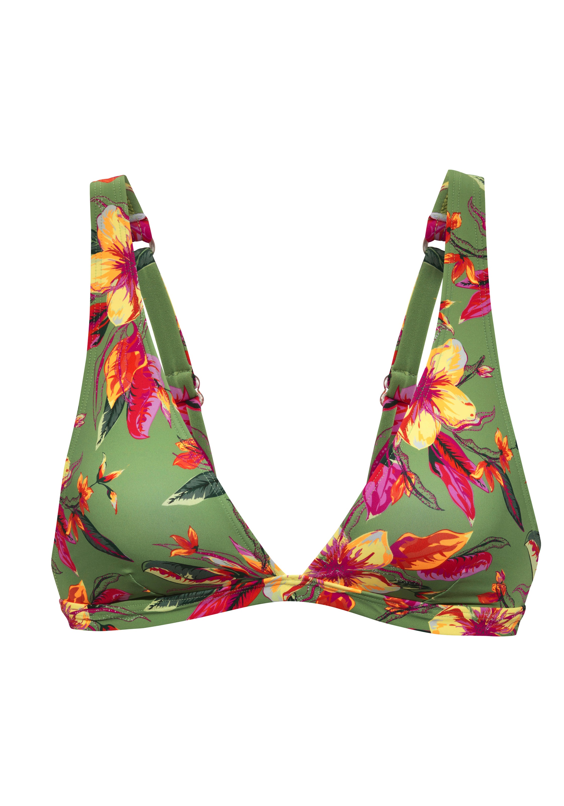 LASCANA Triangel-Bikini-Top "Malia", mit tropischem Print günstig online kaufen