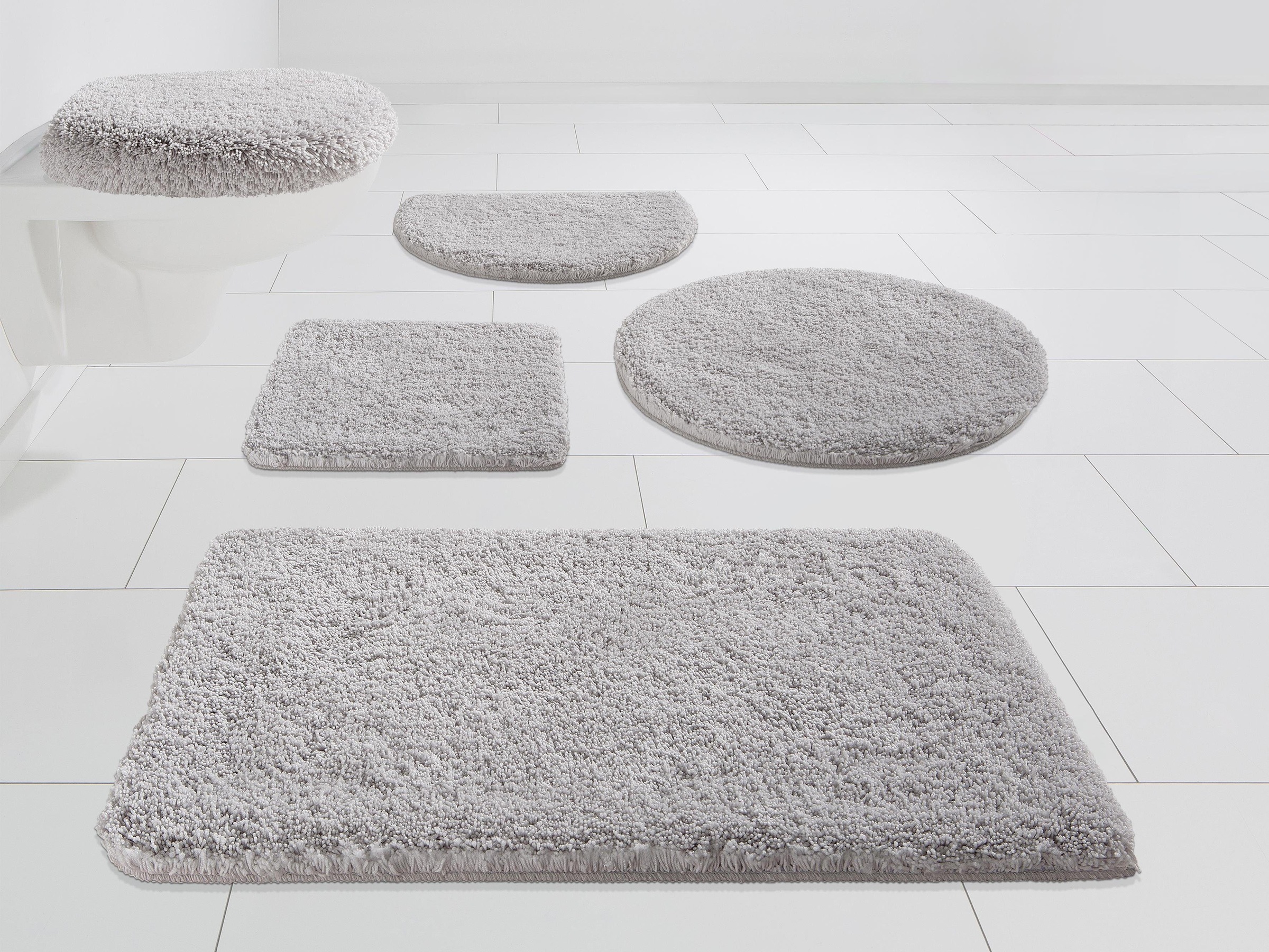 Kleine Wolke Badematte "Mellow" Höhe 40 mm rutschhemmend beschichtet fußbod günstig online kaufen