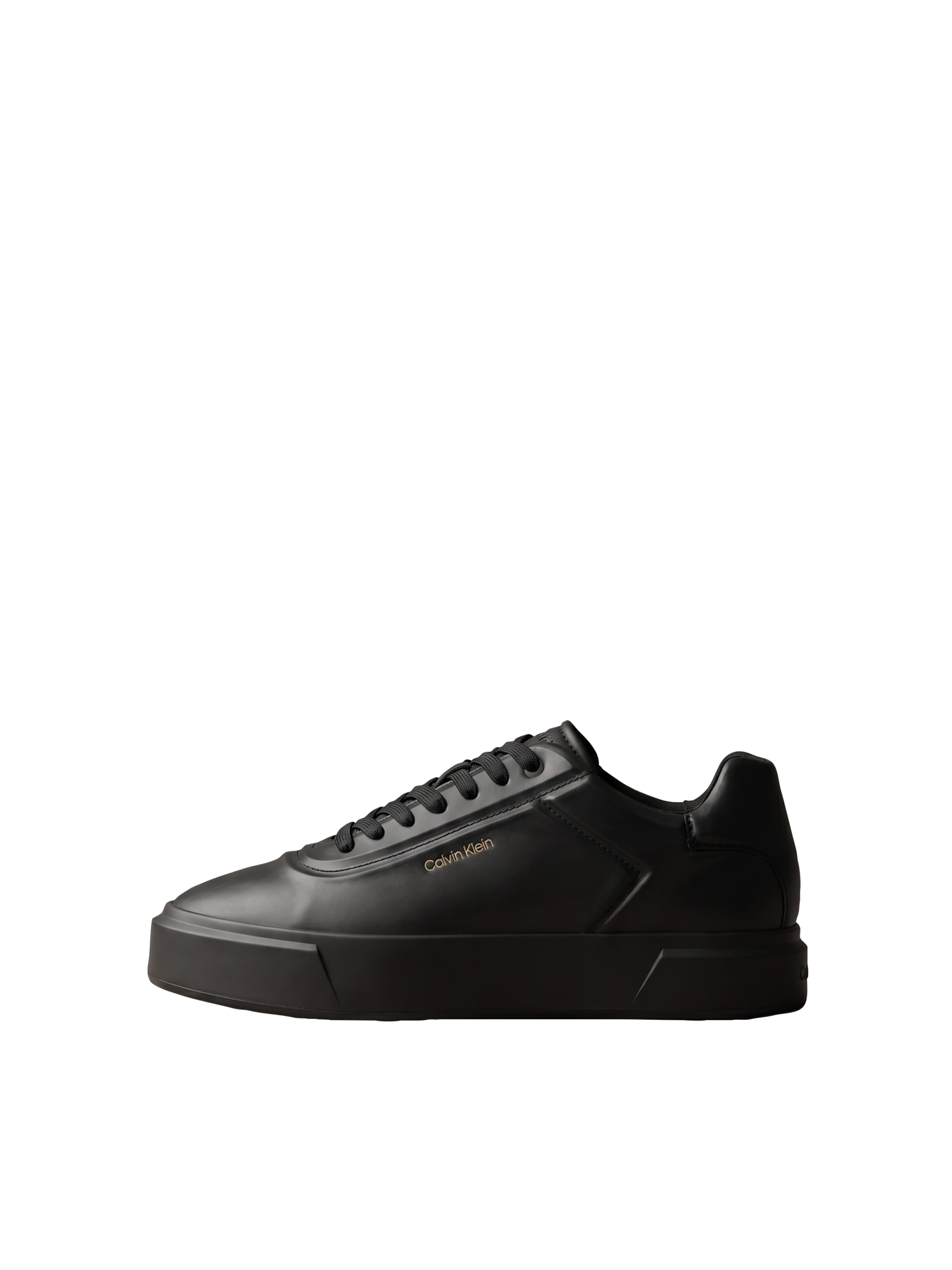 Calvin Klein Jeans Sneaker »BASKET CUPSOLE OXF LACEUP LTH HF«  Halbschuh, Schnürschuh mit goldfarbenen Akzenten