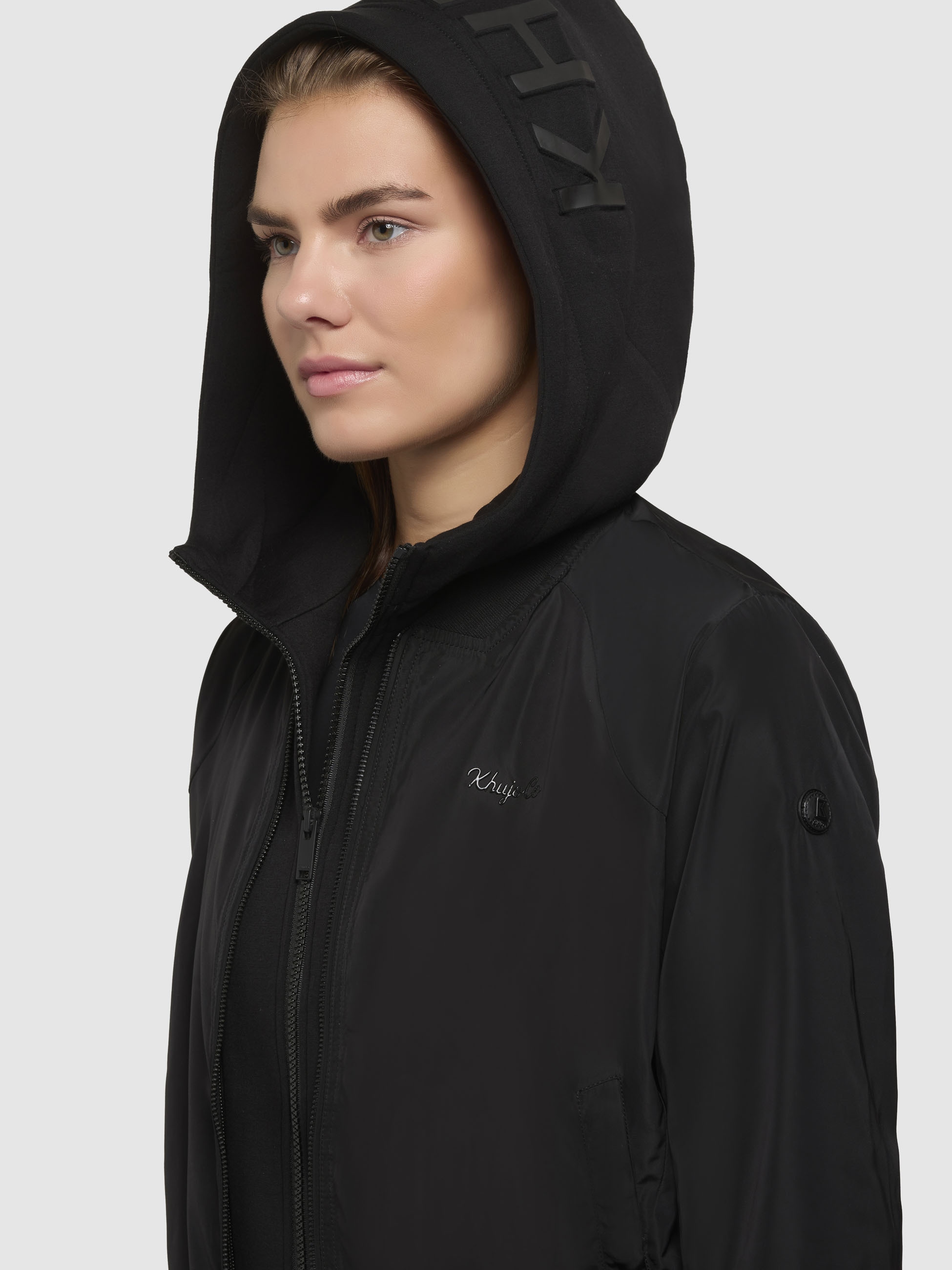 khujo Bomberjacke »SEEAM«, mit Kapuze