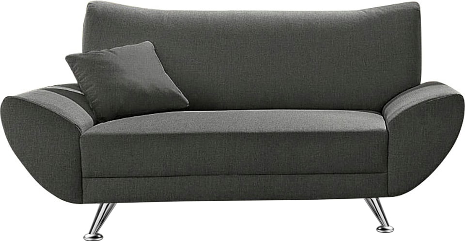 Home affaire 2-Sitzer »Saltare, elegant & komfortabel, toller Designfuß, Breite 174cm, bequem« bequeme Armlehnen