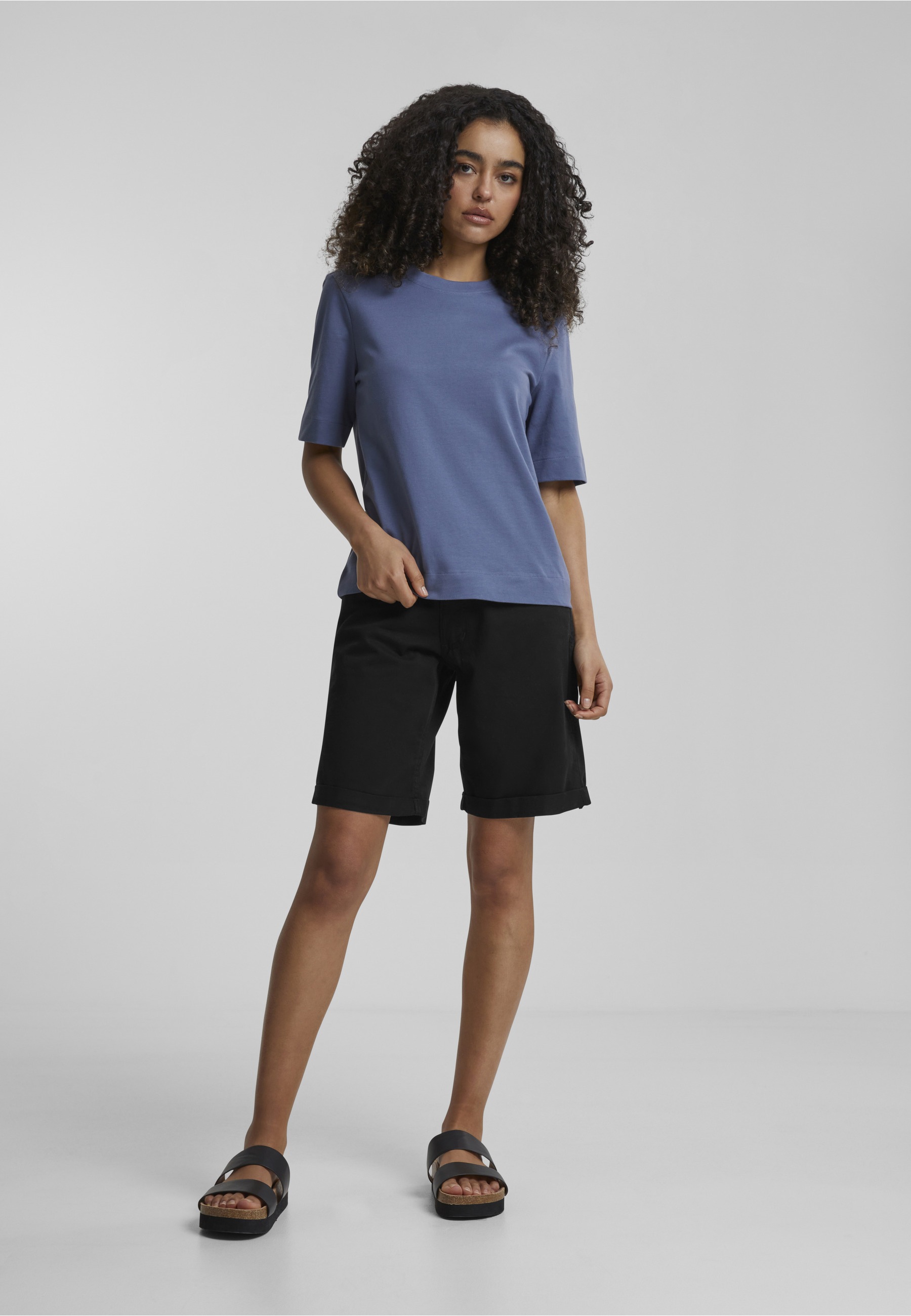 URBAN CLASSICS T-Shirt »Urban Classics Damen Ladies Classy Tee« 1 Stk.