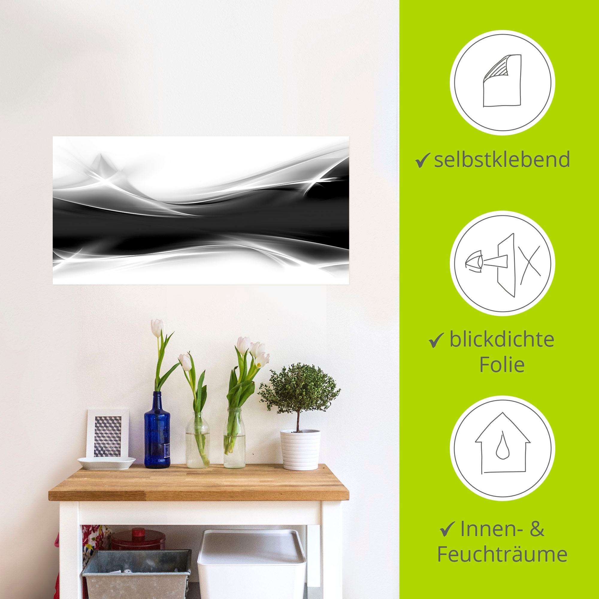 Artland Wandbild »Kreatives Element«, Gegenstandslos, (1 St.), als Alubild, Outdoorbild, Leinwandbild, Poster, Wandaufkleber
