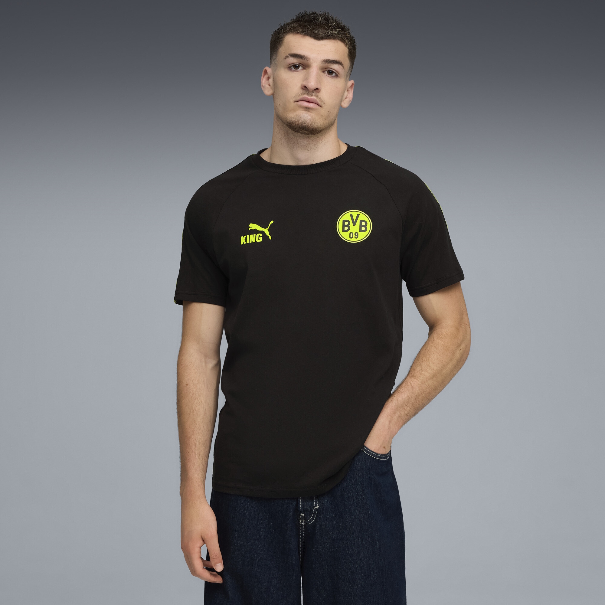 PUMA T-Shirt »Borussia Dortmund KING T-Shirt Herren«