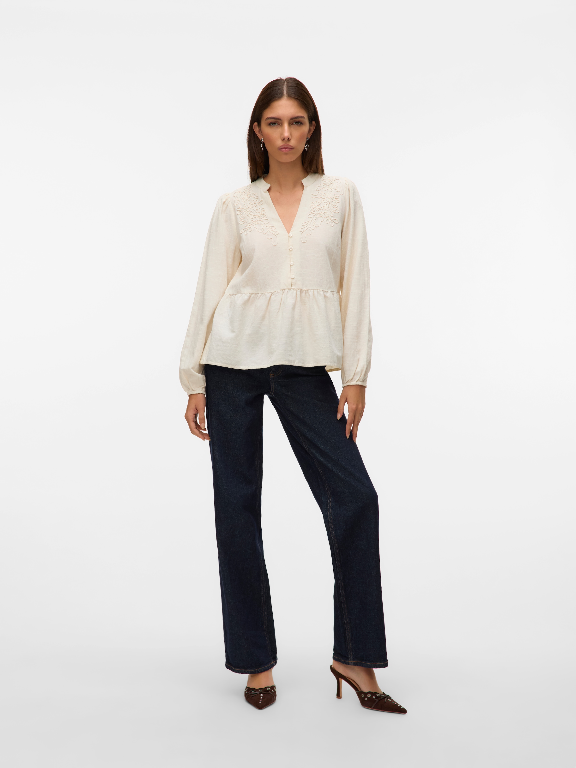 Vero Moda Blusentop »VMLOUISE LS TOP WVN«