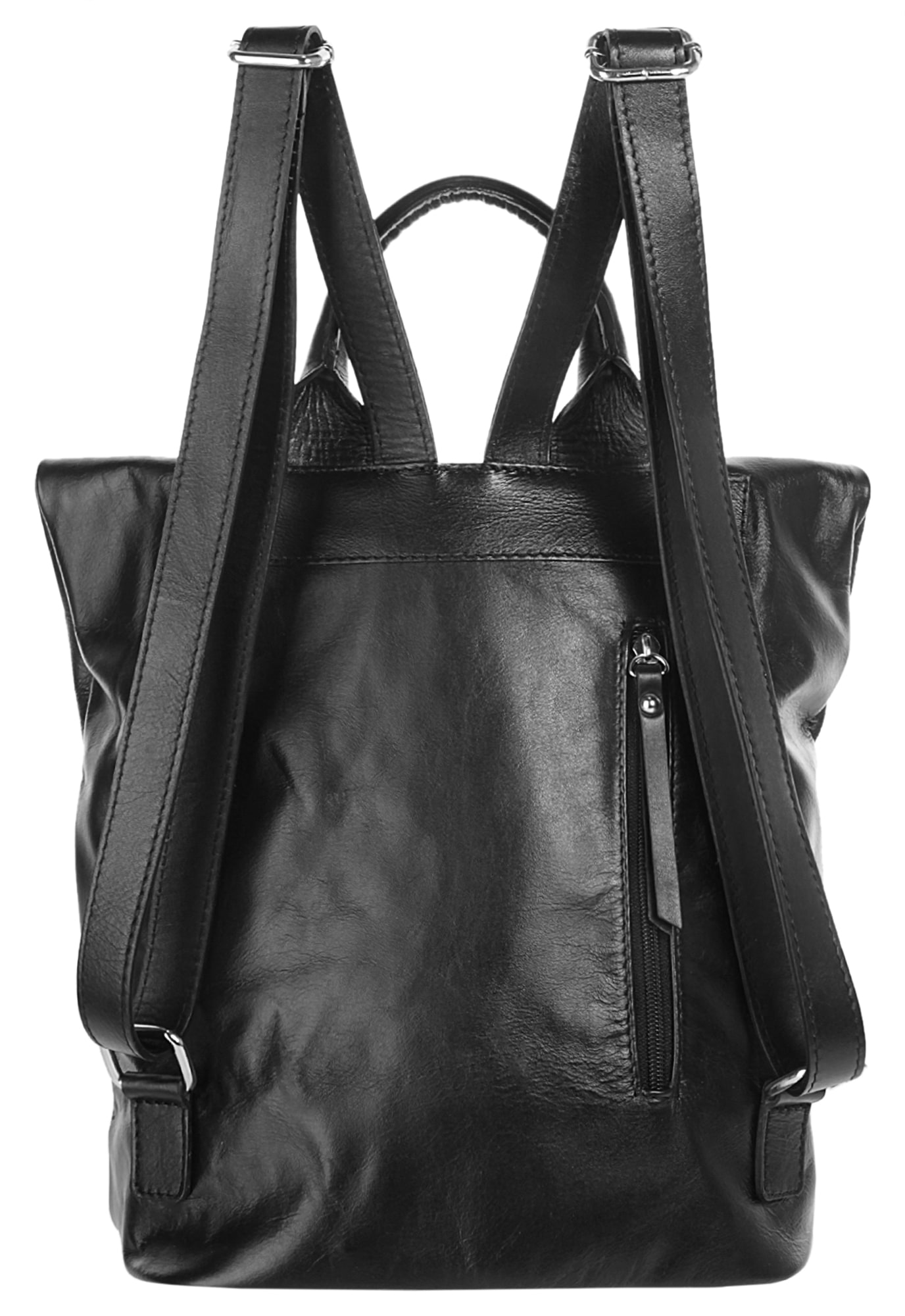 Samantha Look Cityrucksack, echt Leder, Made in Italy